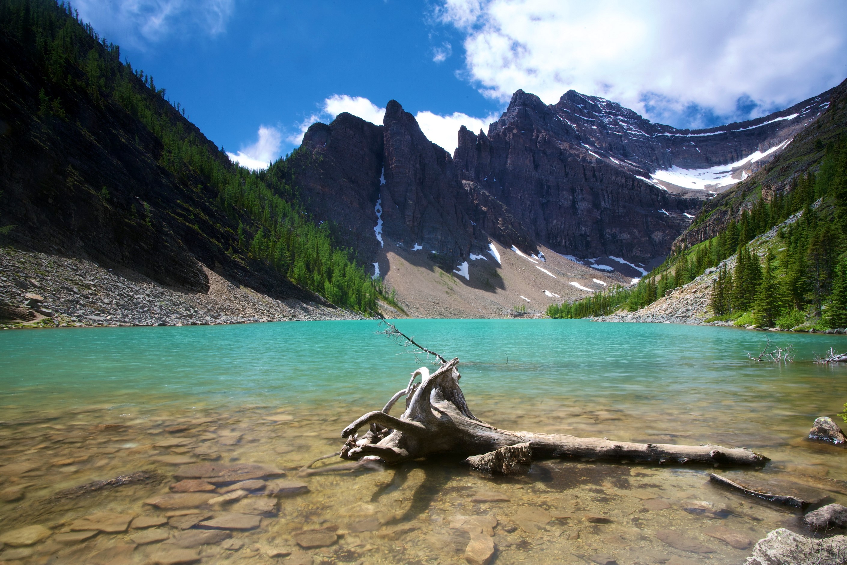 Lake Agnes in Banff National Park, Canada HD Wallpaper