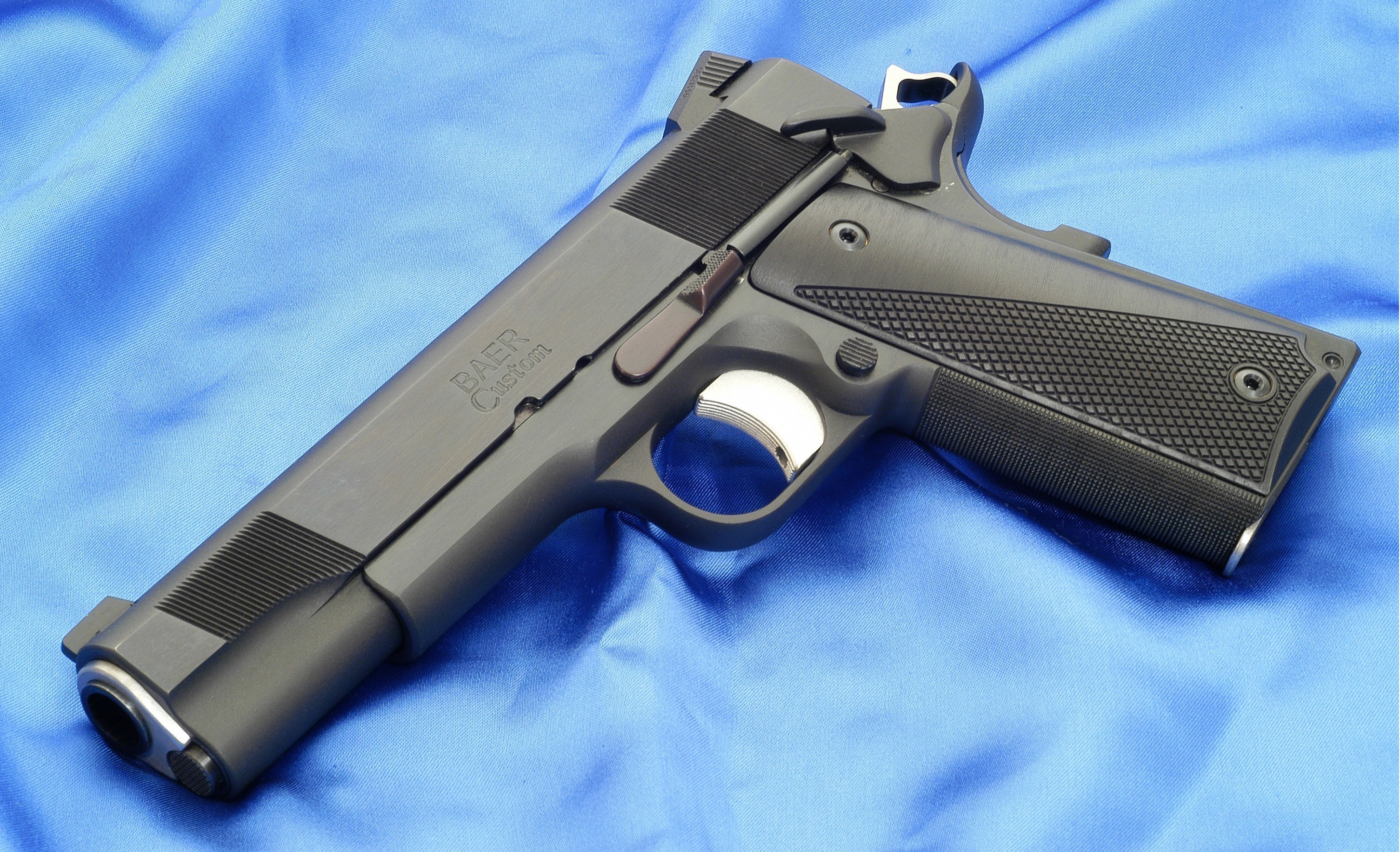 Baer Custom 1911 pistol HD Wallpaper