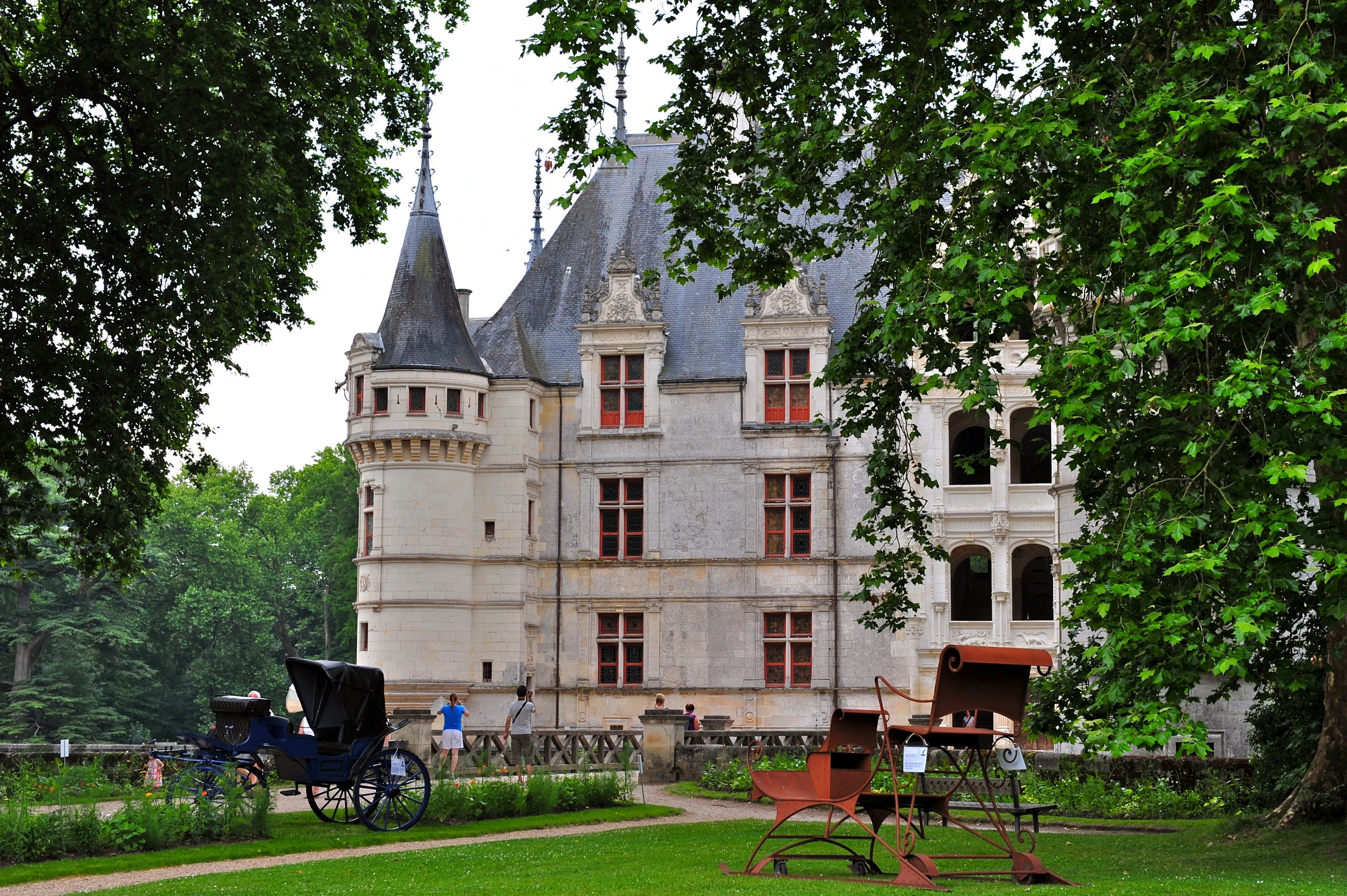 Chateau de Chaumont-sur-Loire, France HD Wallpaper