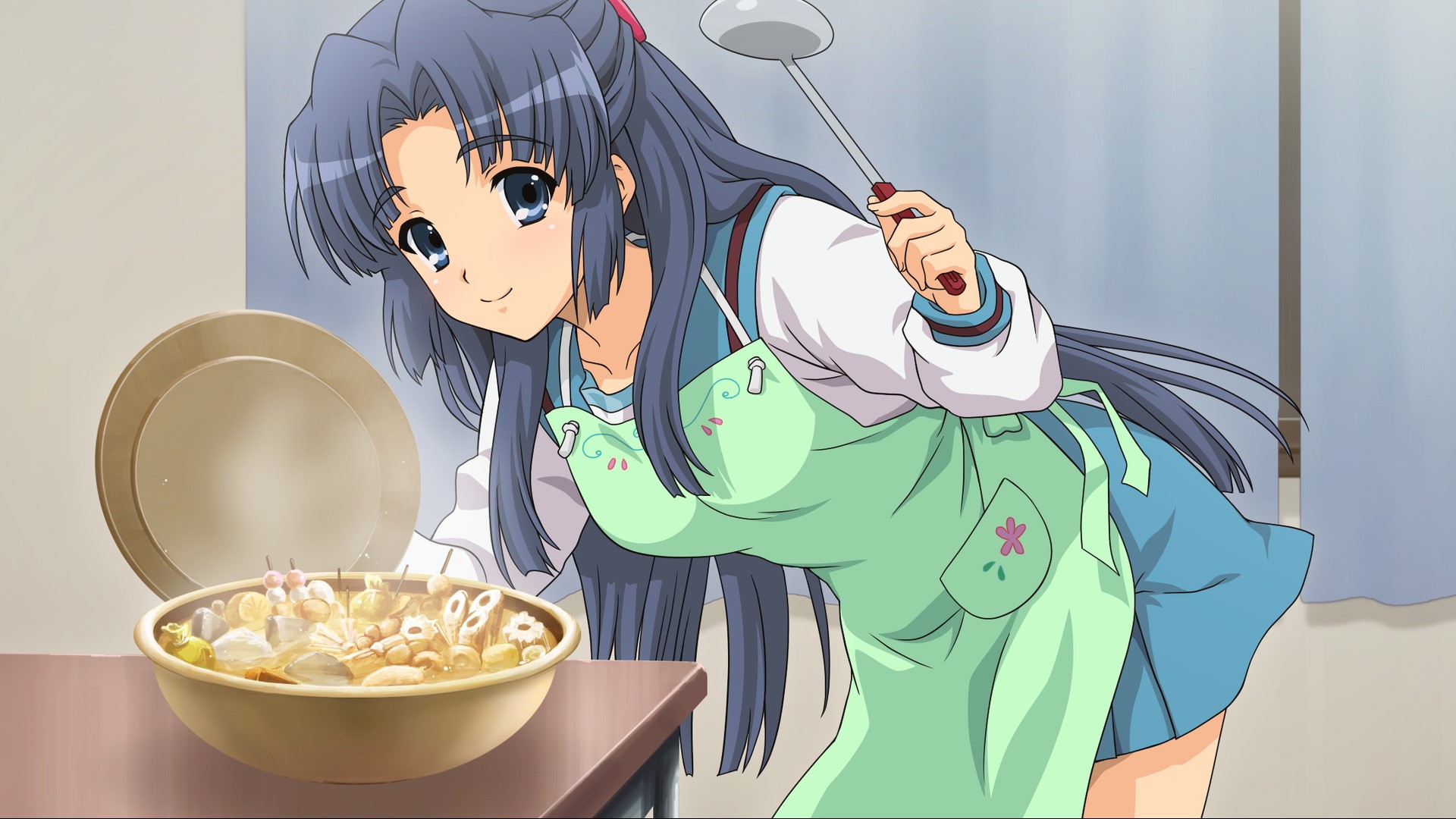 Kyon from The Melancholy of Haruhi Suzumiya cooking HD Wallpaper