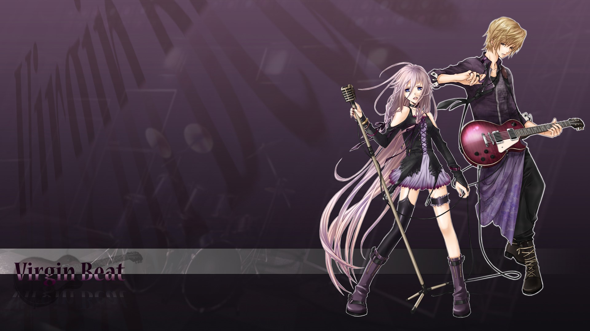 Virgin Beat Vocaloid Characters HD Wallpaper
