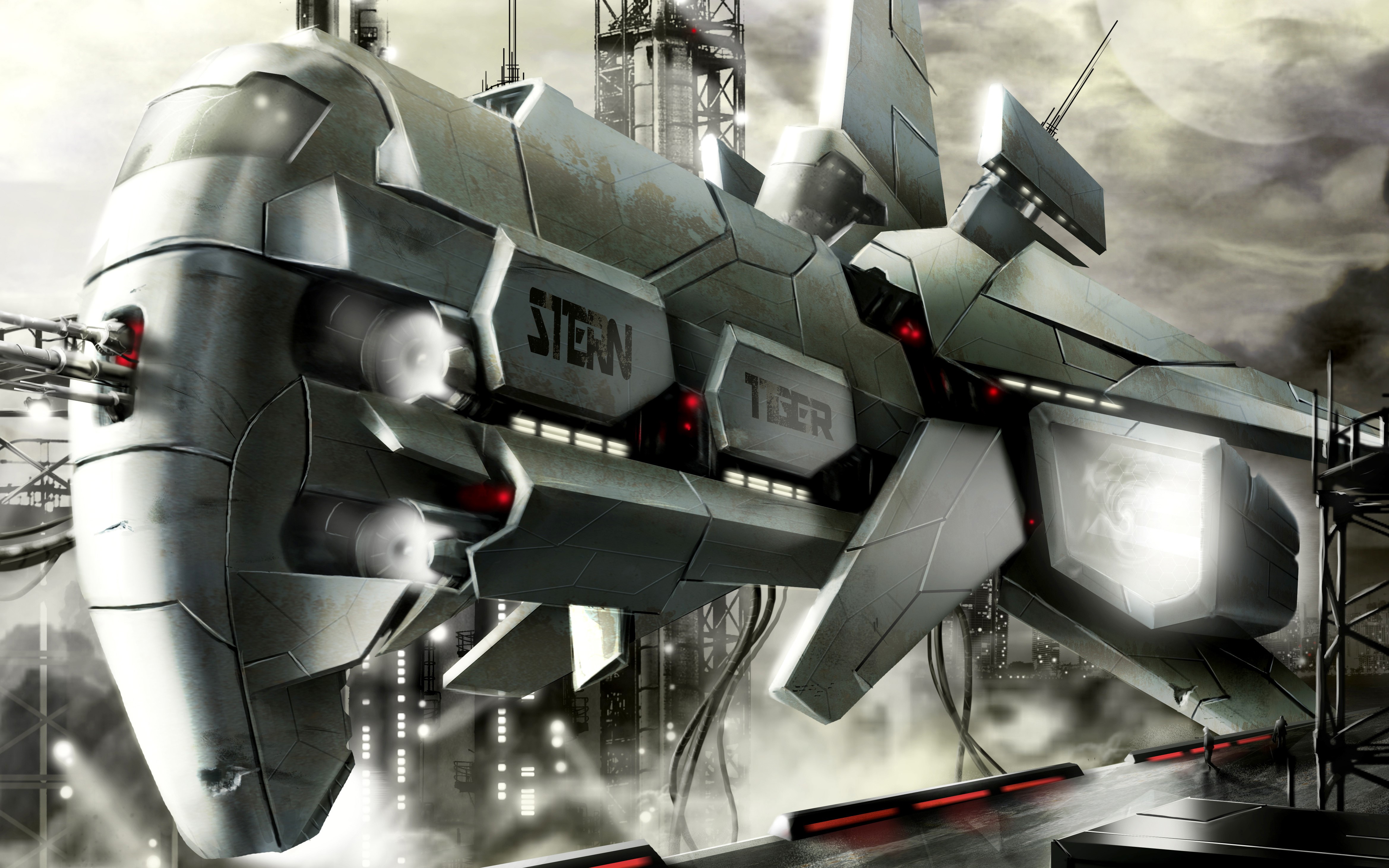 4K Starship Stern Tiger HD Wallpaper