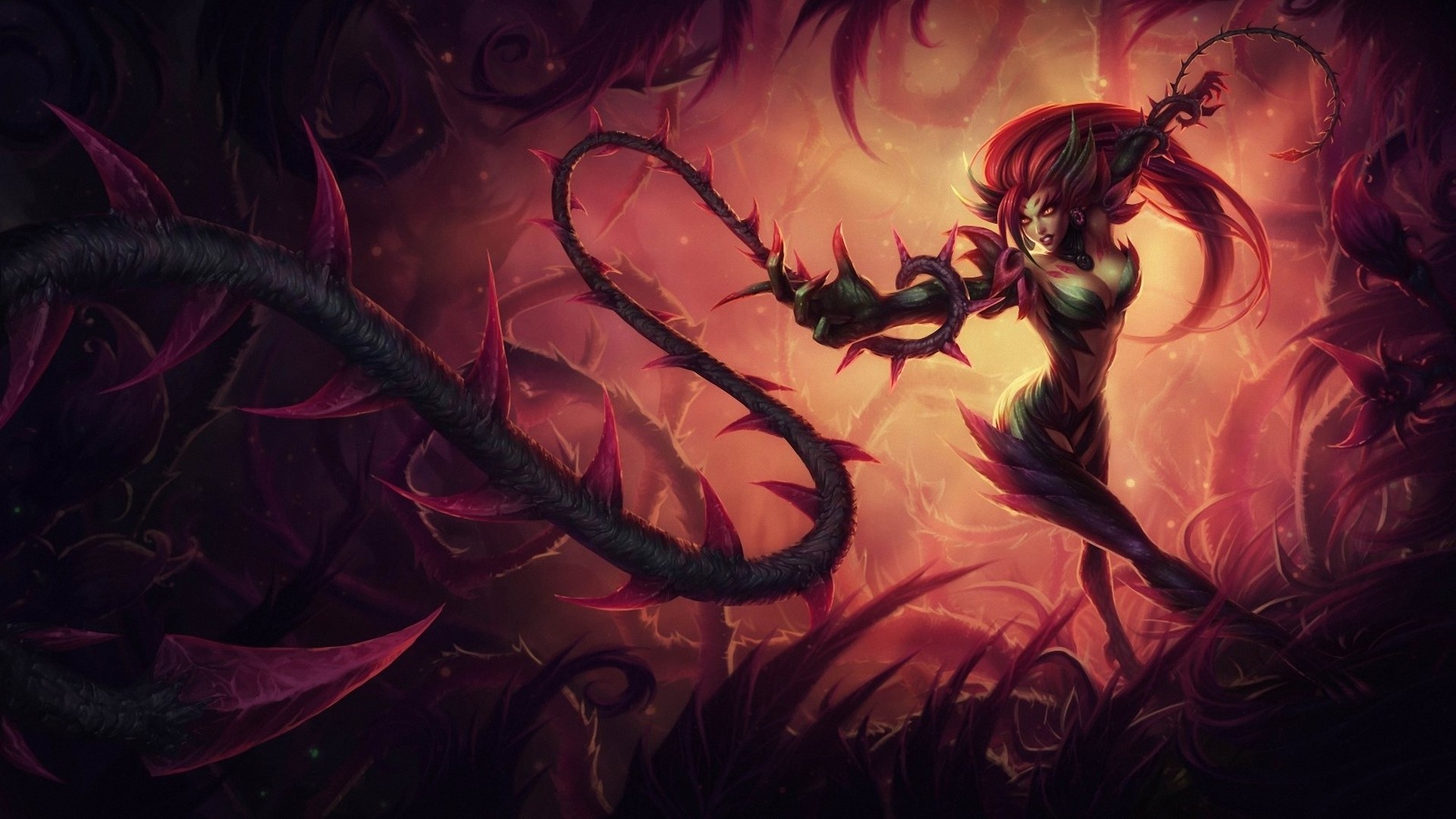 Zyra from League of Legends HD Wallpaper