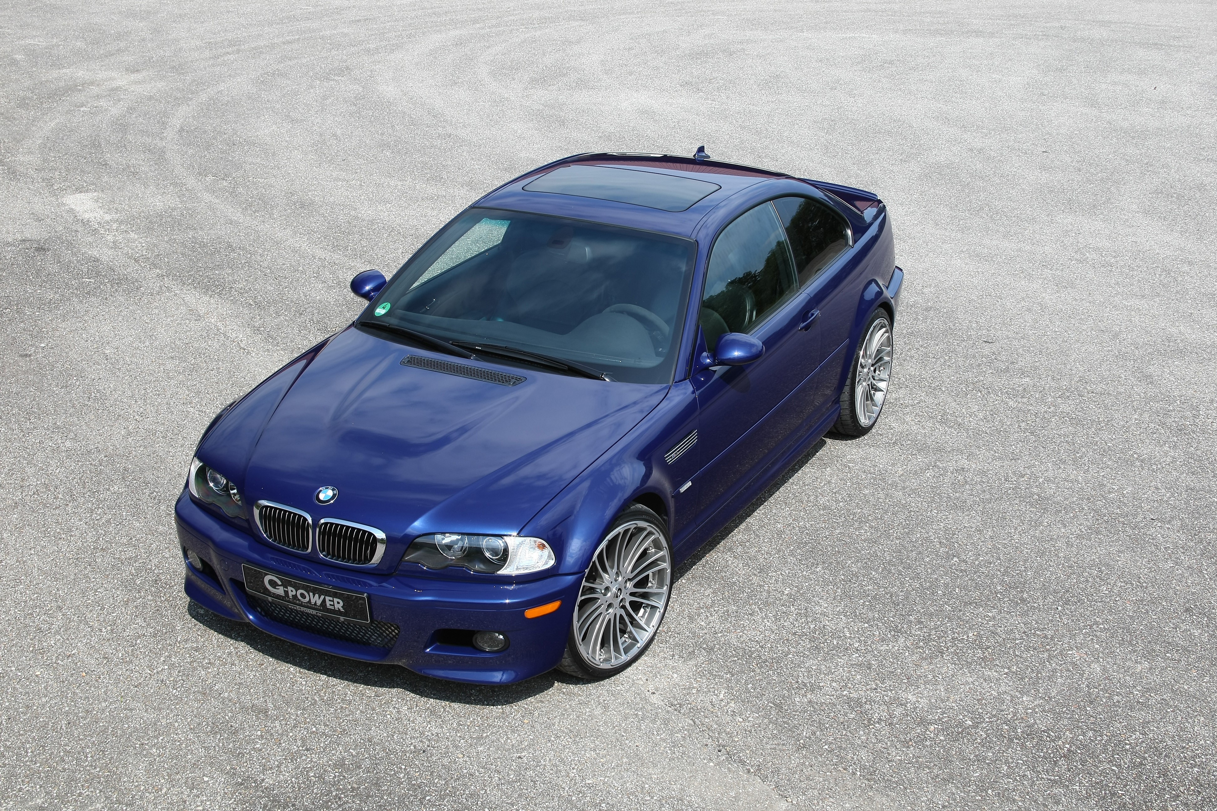 Blue BMW M3 Coupe with G-Power Tuning HD Wallpaper