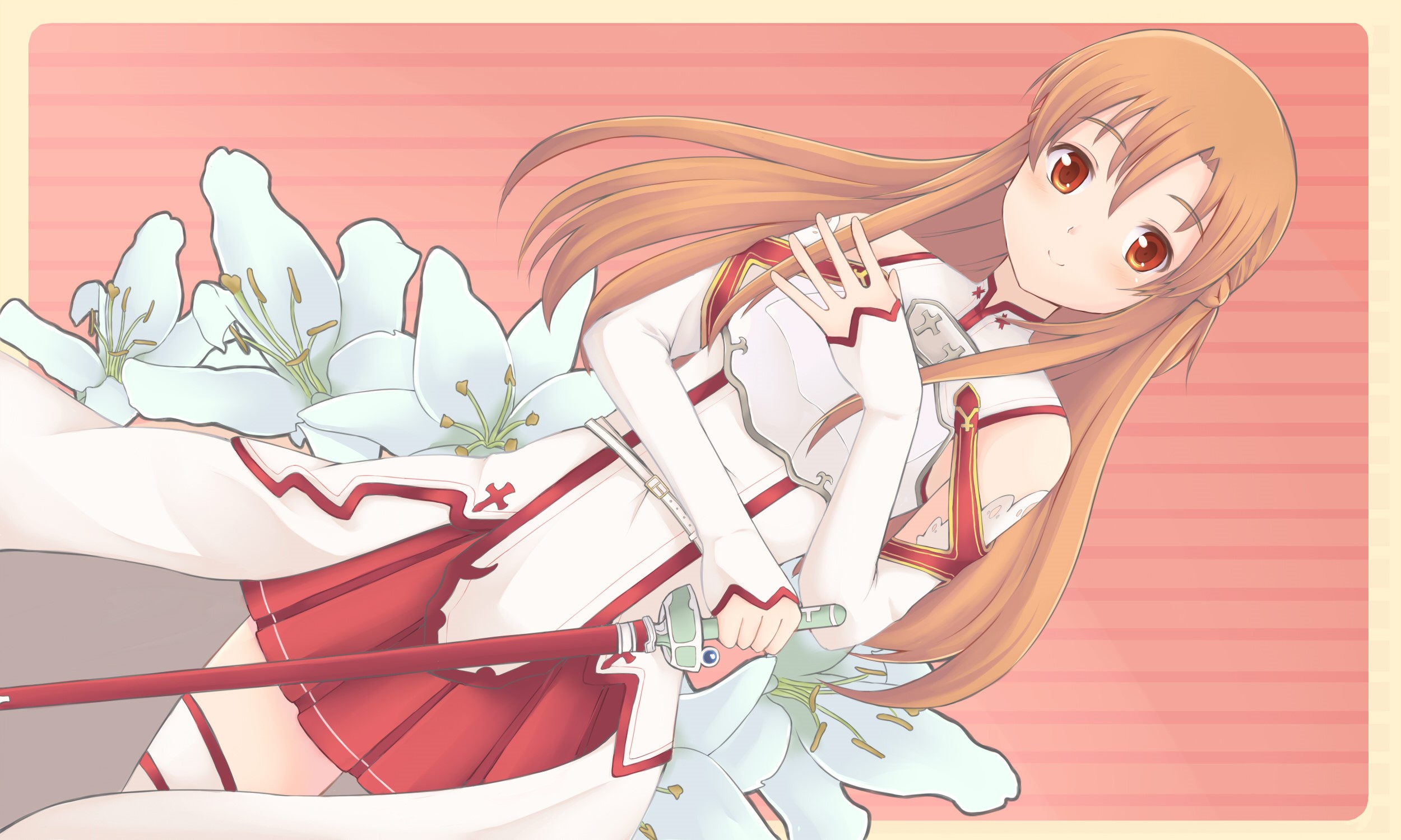 Asuna Yuuki from Sword Art Online HD Wallpaper