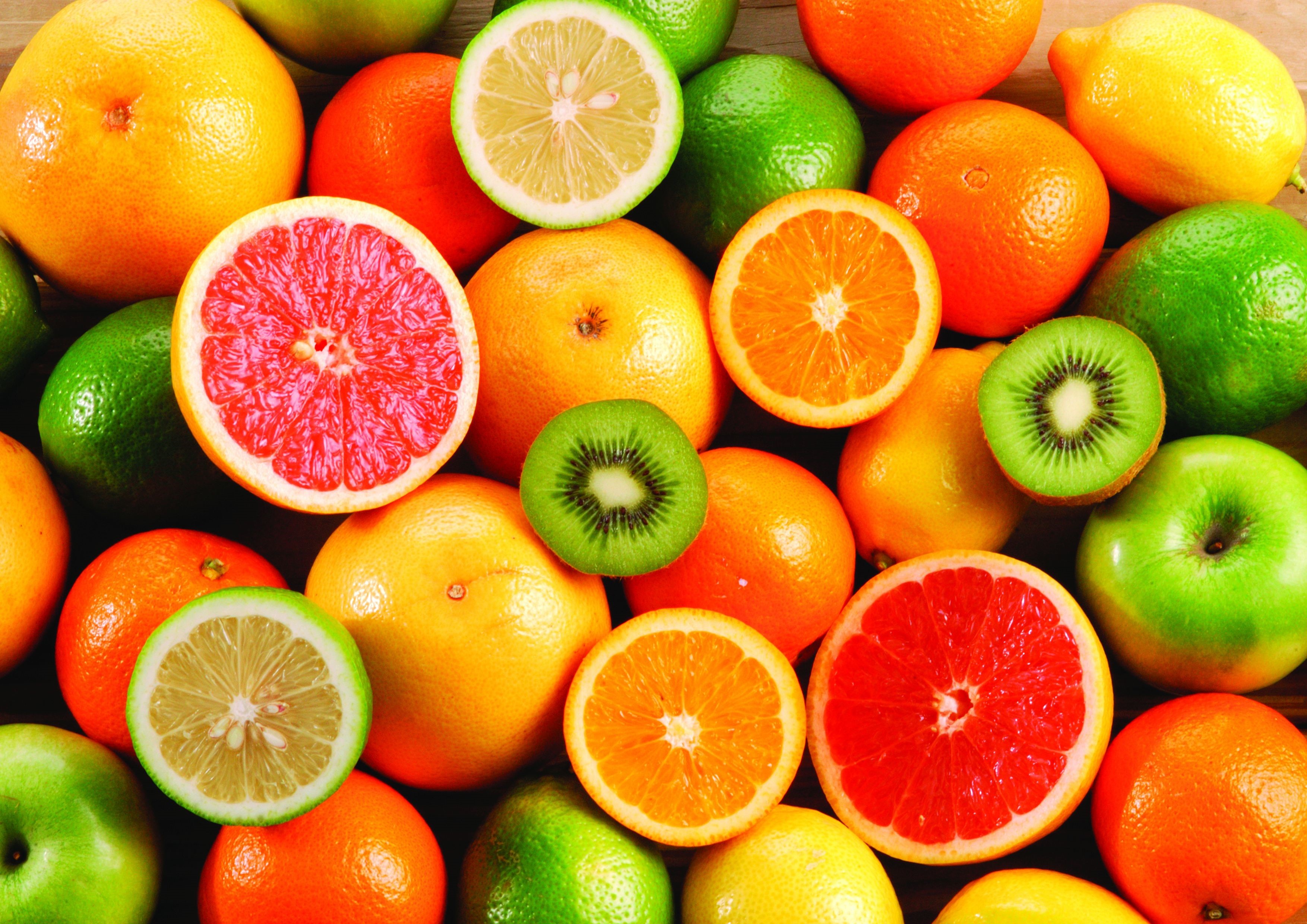 Assortment of Fresh Fruits HD Wallpaper
