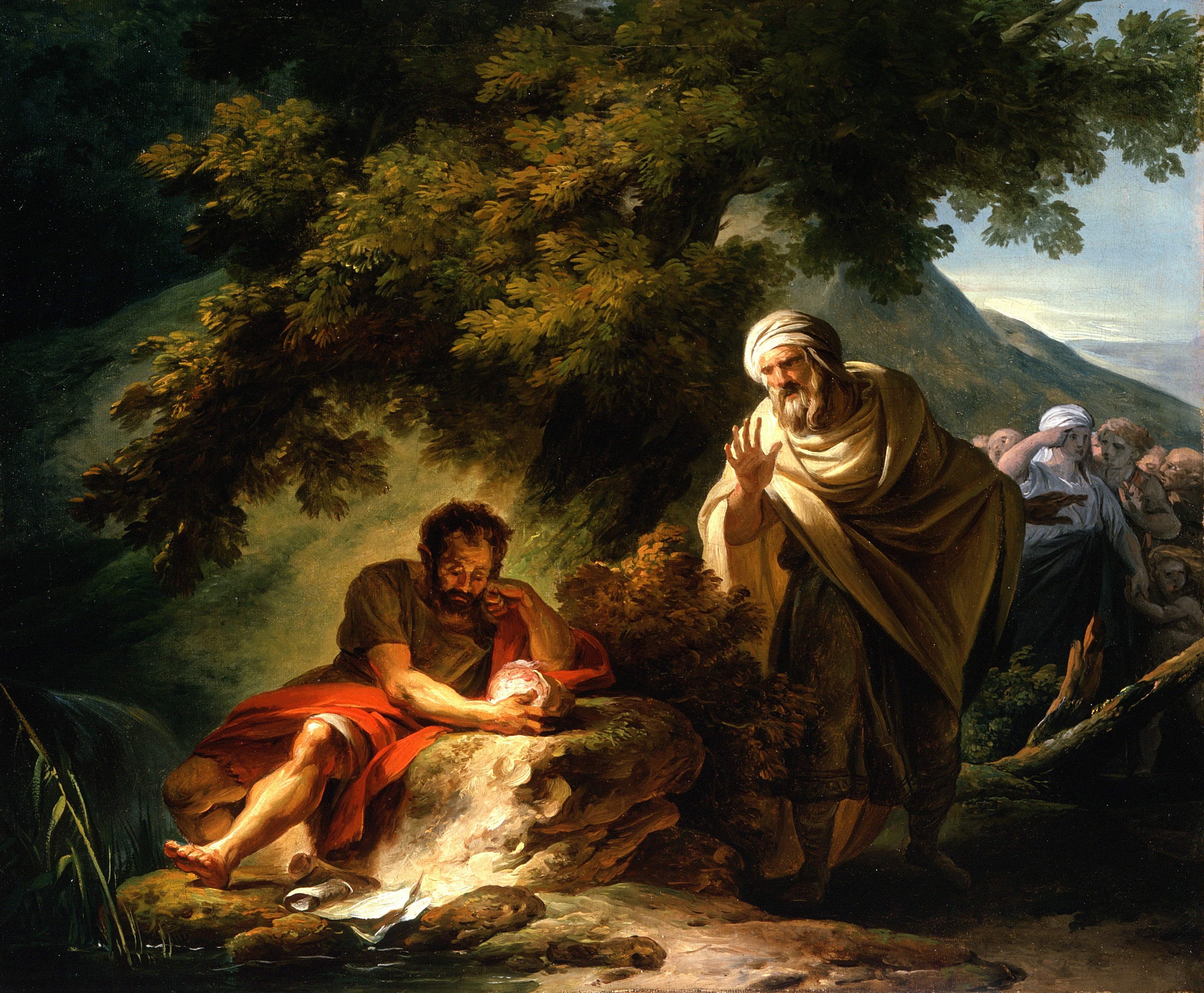 Democritus among the Abderitans by Francois-Andre Vincent HD Wallpaper