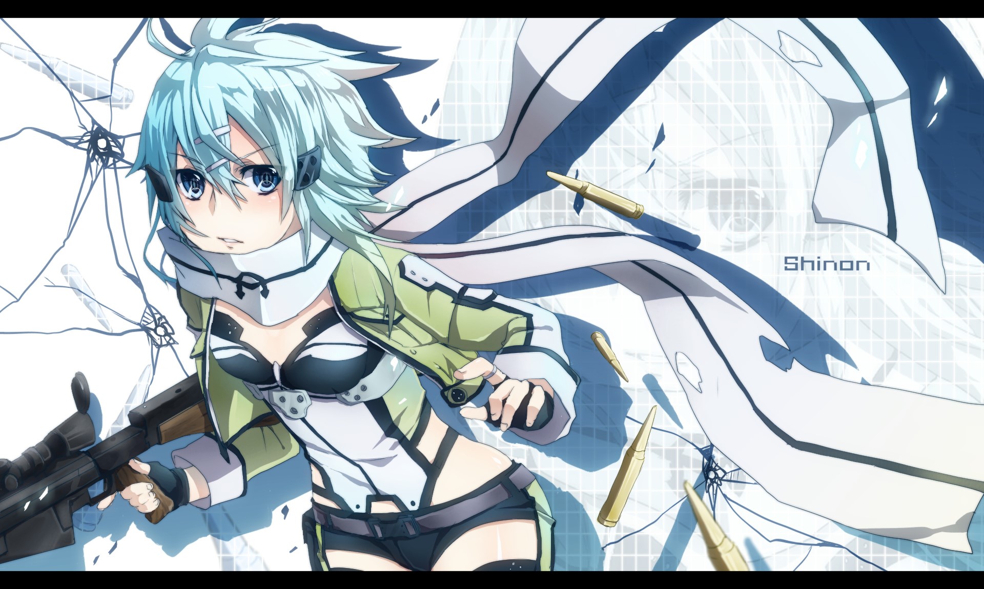 Sinon from Sword Art Online 2 HD Wallpaper