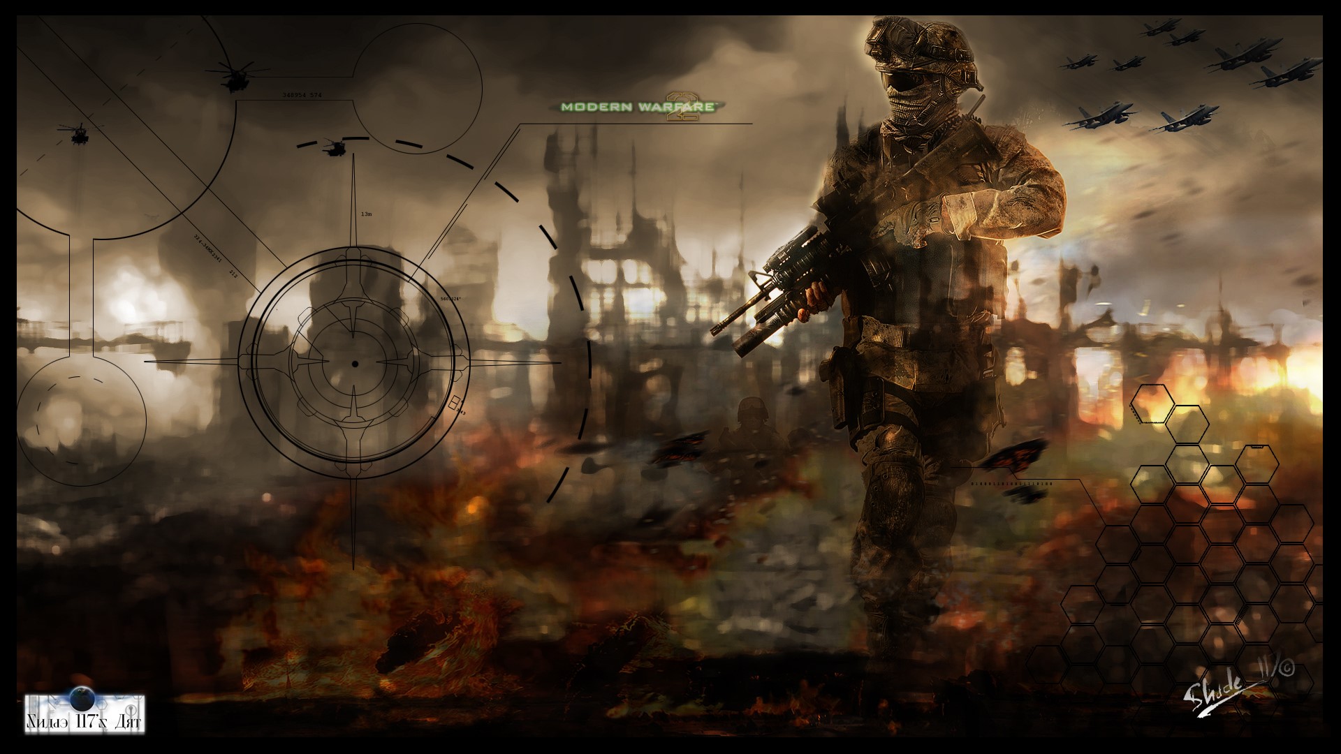 Soldier from Call of Duty: Modern Warfare HD Wallpaper