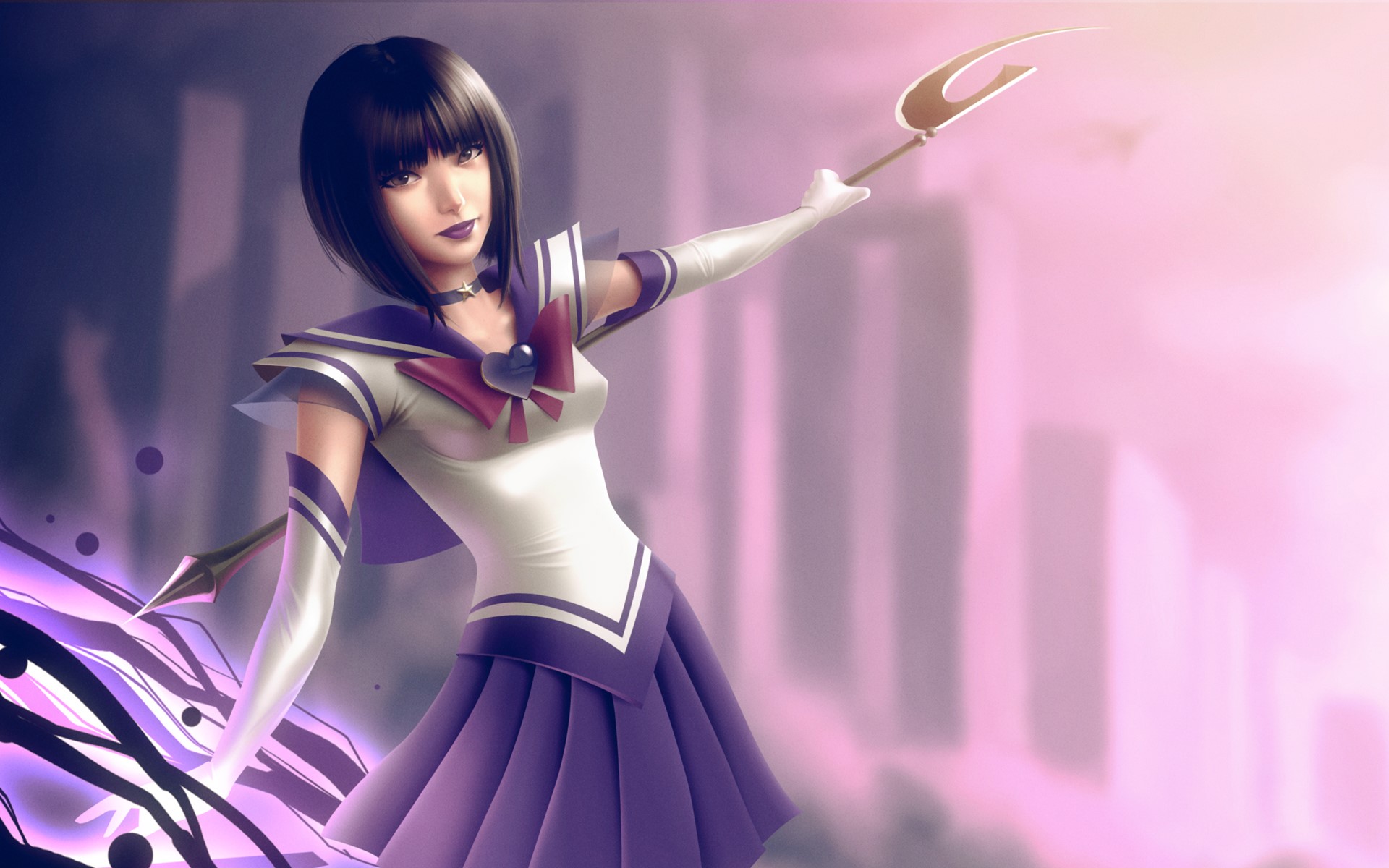 Sailor Pluto from Sailor Moon HD Wallpaper
