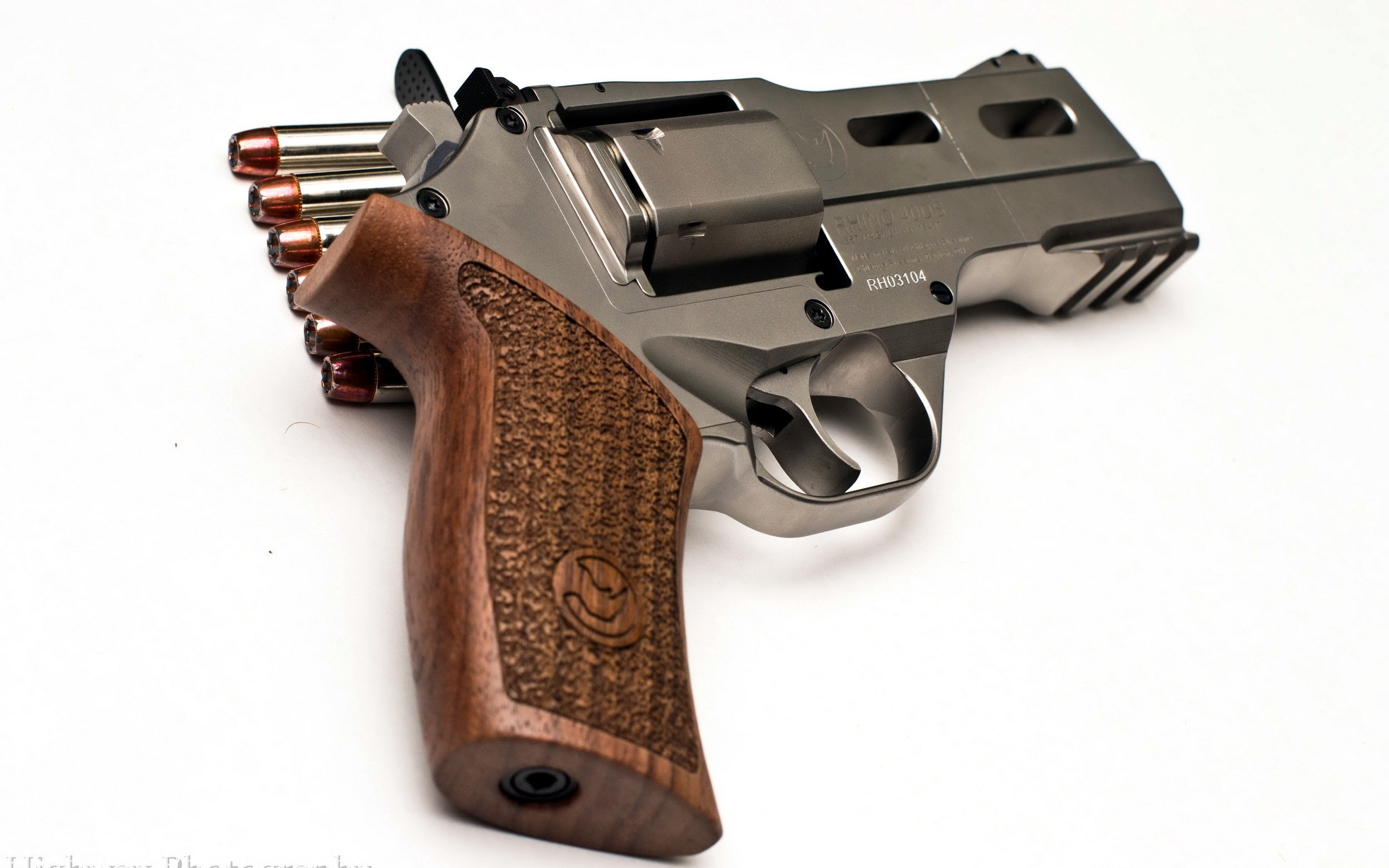 Chiappa Rhino 40DS Revolver with Ammunition HD Wallpaper