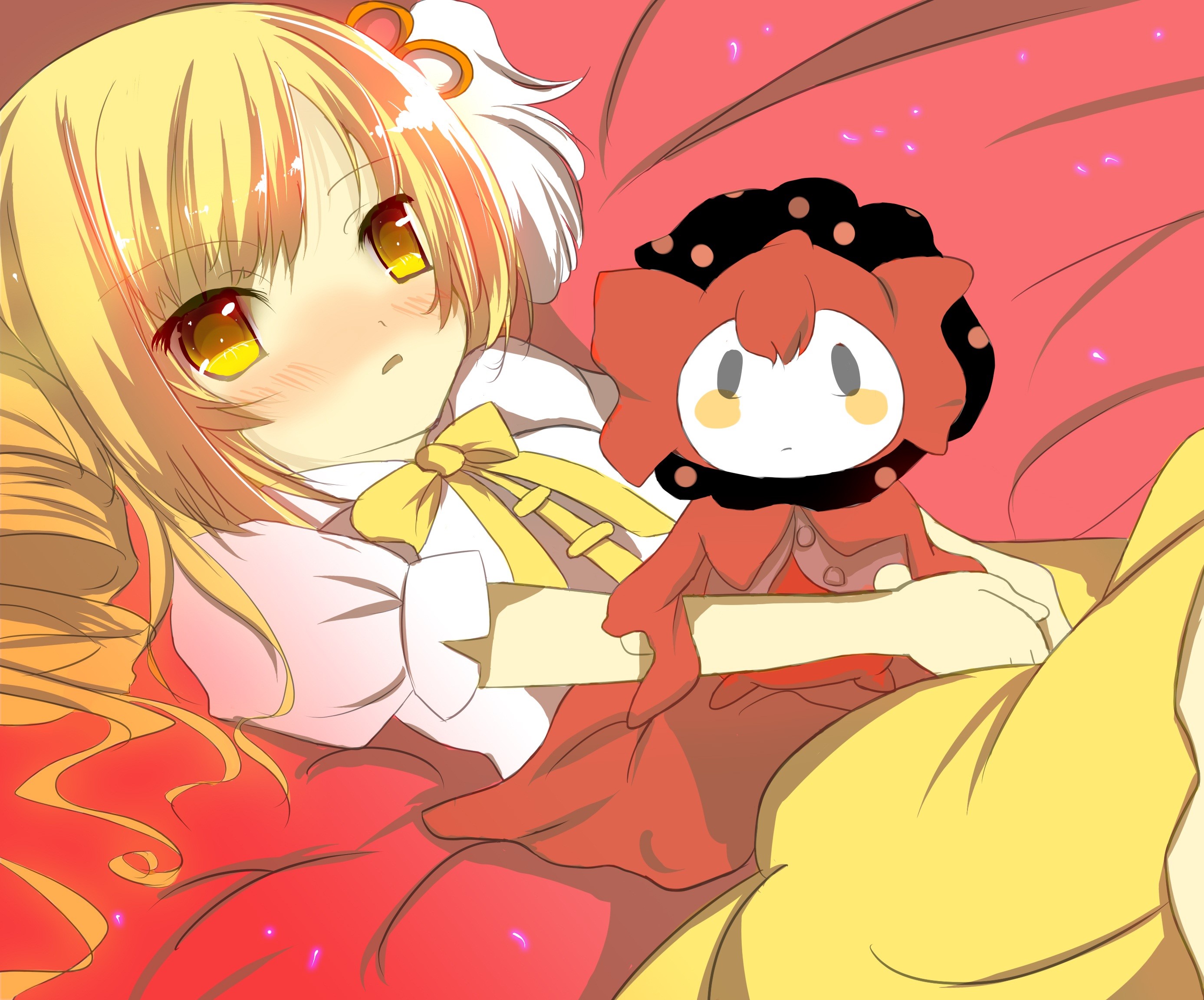 Madoka Magica: Girl with Doll HD Wallpaper