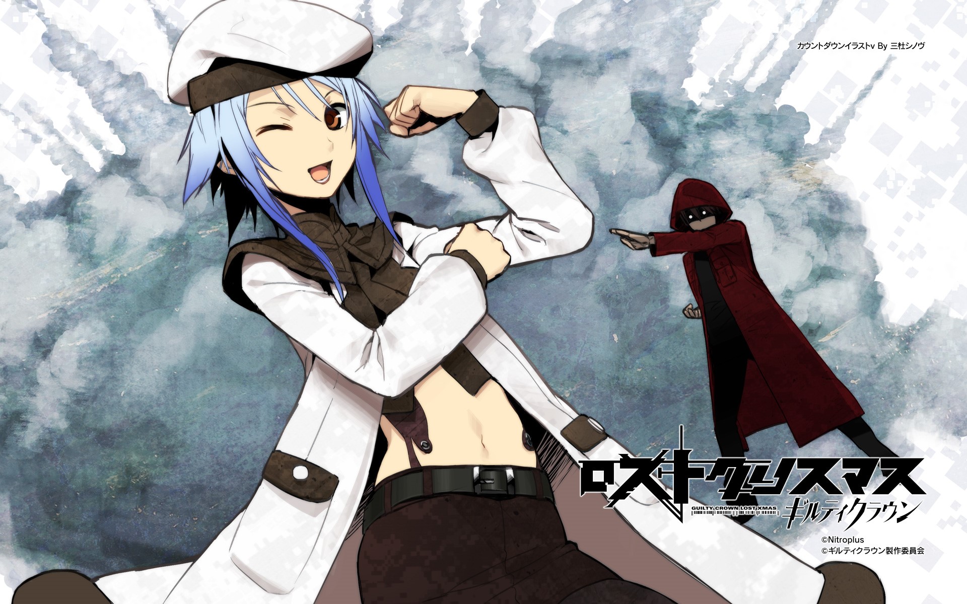 Inori Yuzuriha and Gai Tsutsugami from Guilty Crown HD Wallpaper