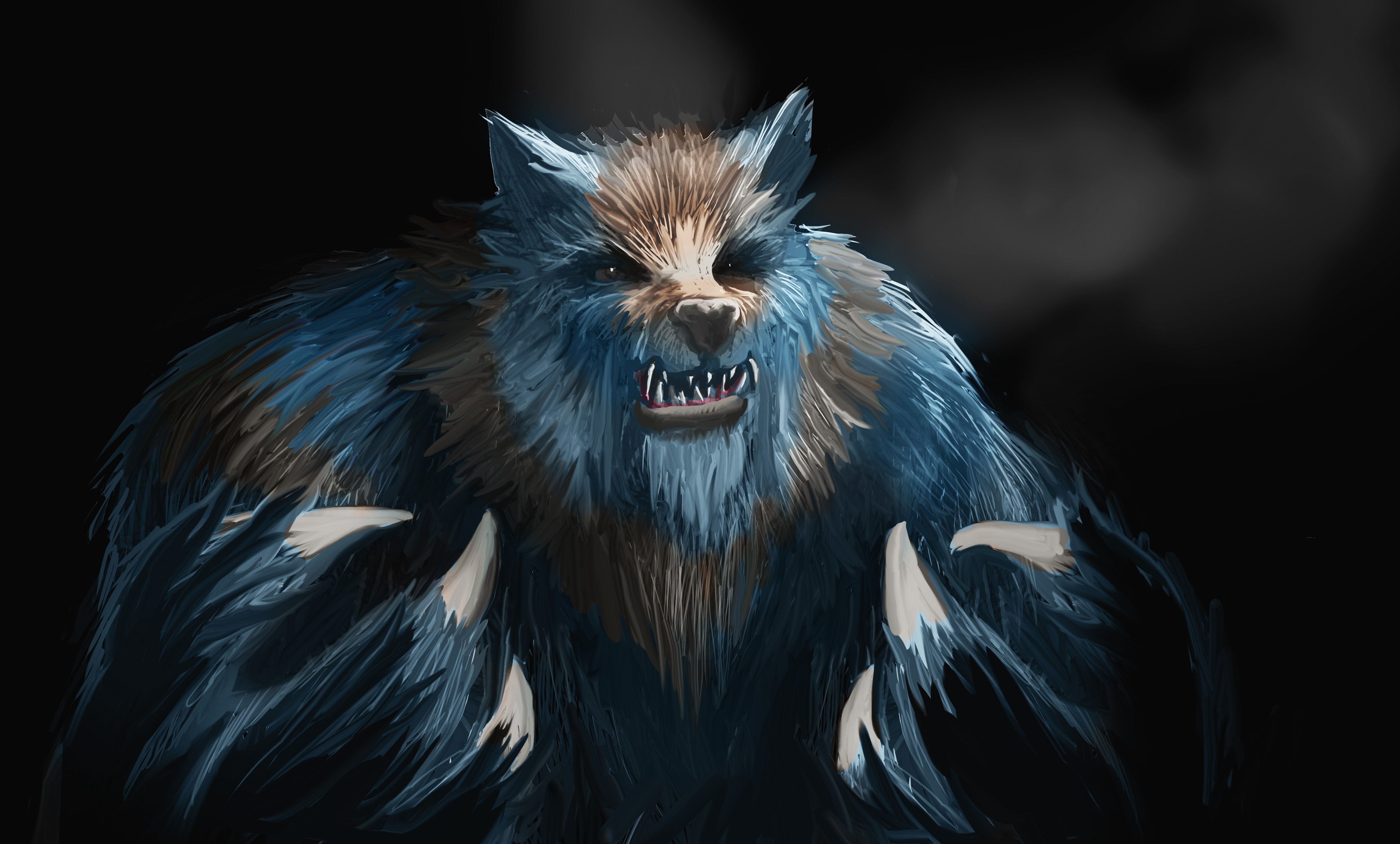 4K Werewolf Monster HD Wallpaper