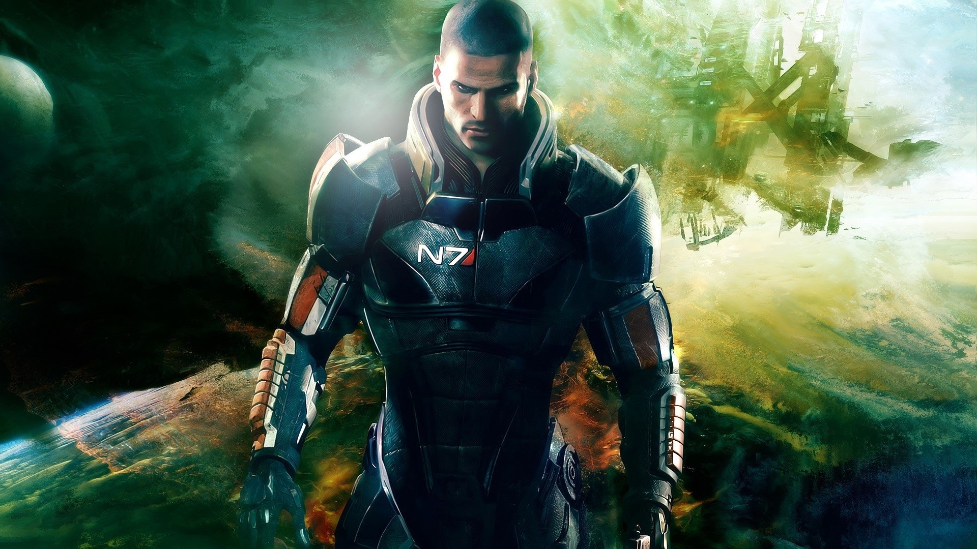 Commander Shepard from Mass Effect HD Wallpaper