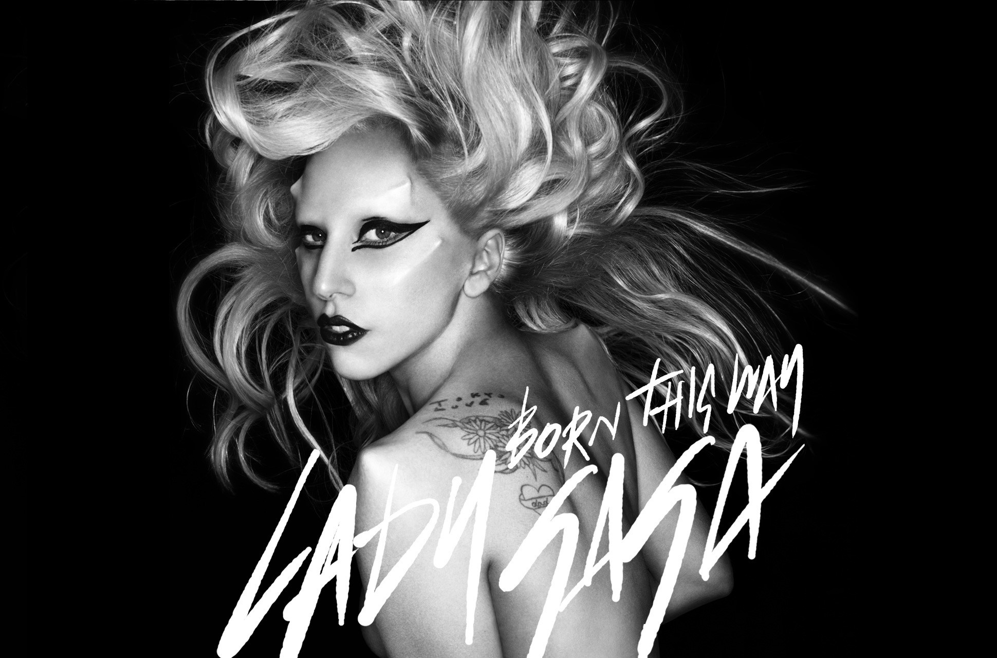 Lady Gaga Born This Way Album Cover HD Wallpaper