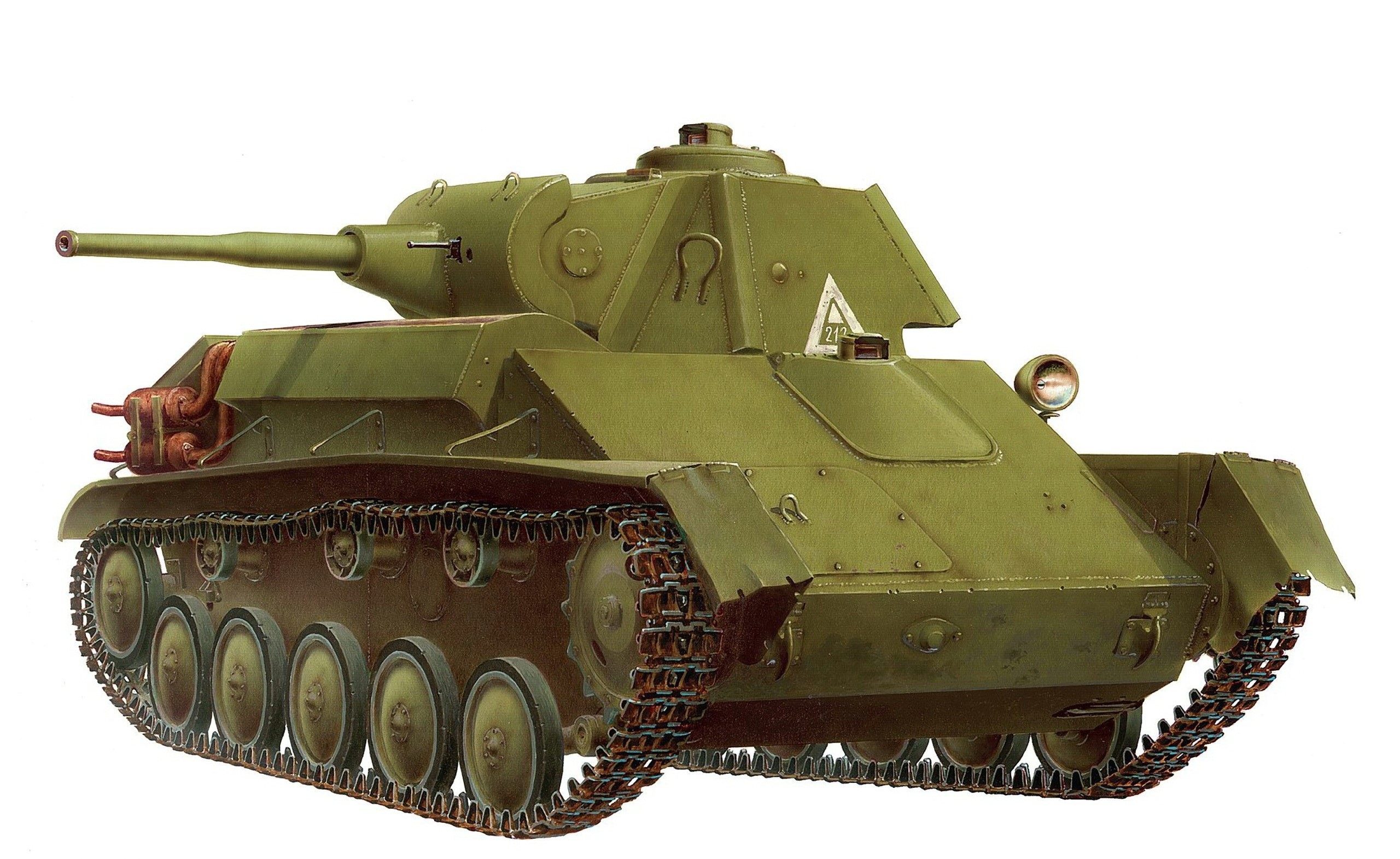 T-70M Tank Painting Art HD Wallpaper