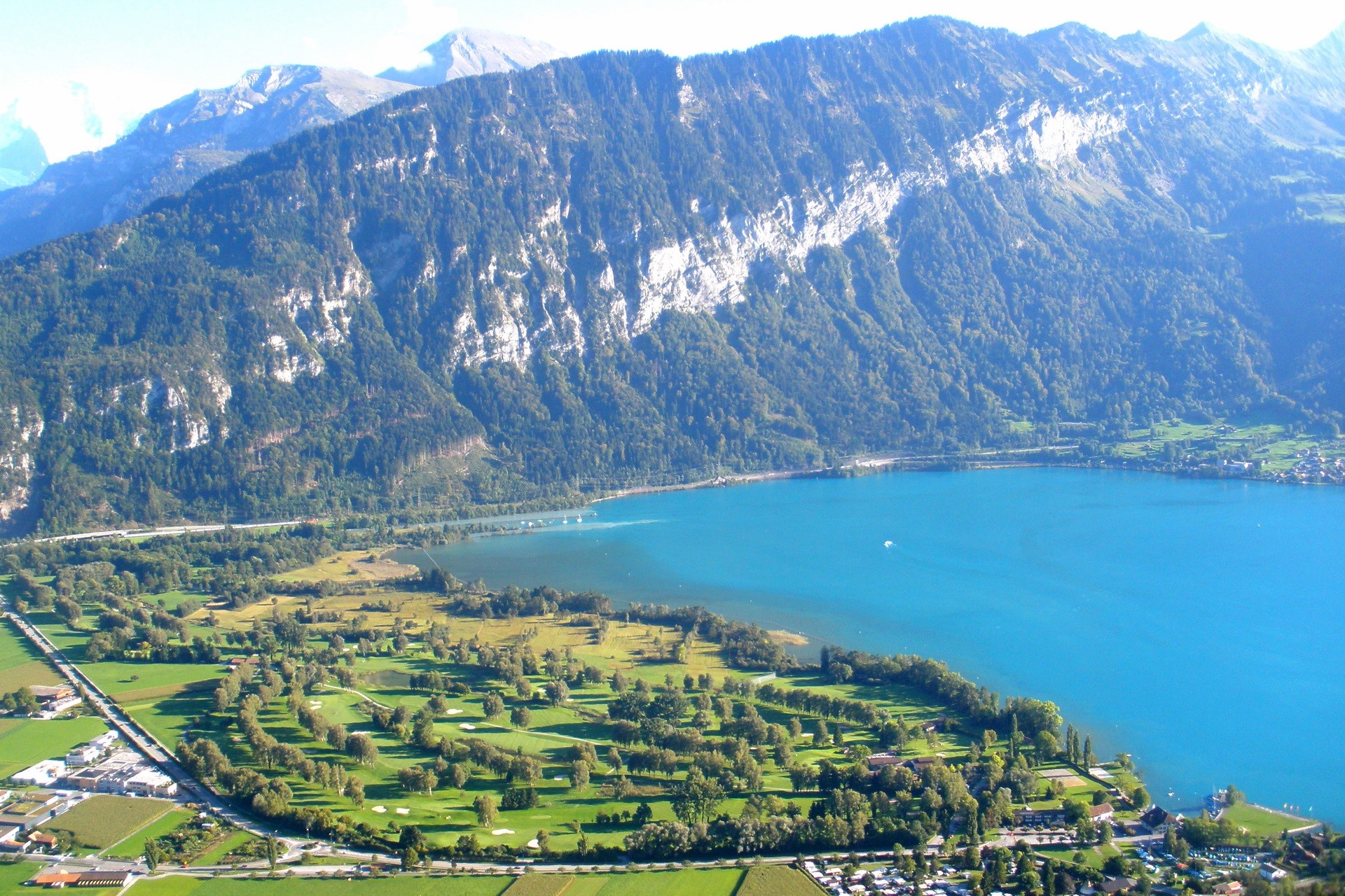 Interlaken SWITZERLAND Mountains HD Wallpaper Rare Gallery