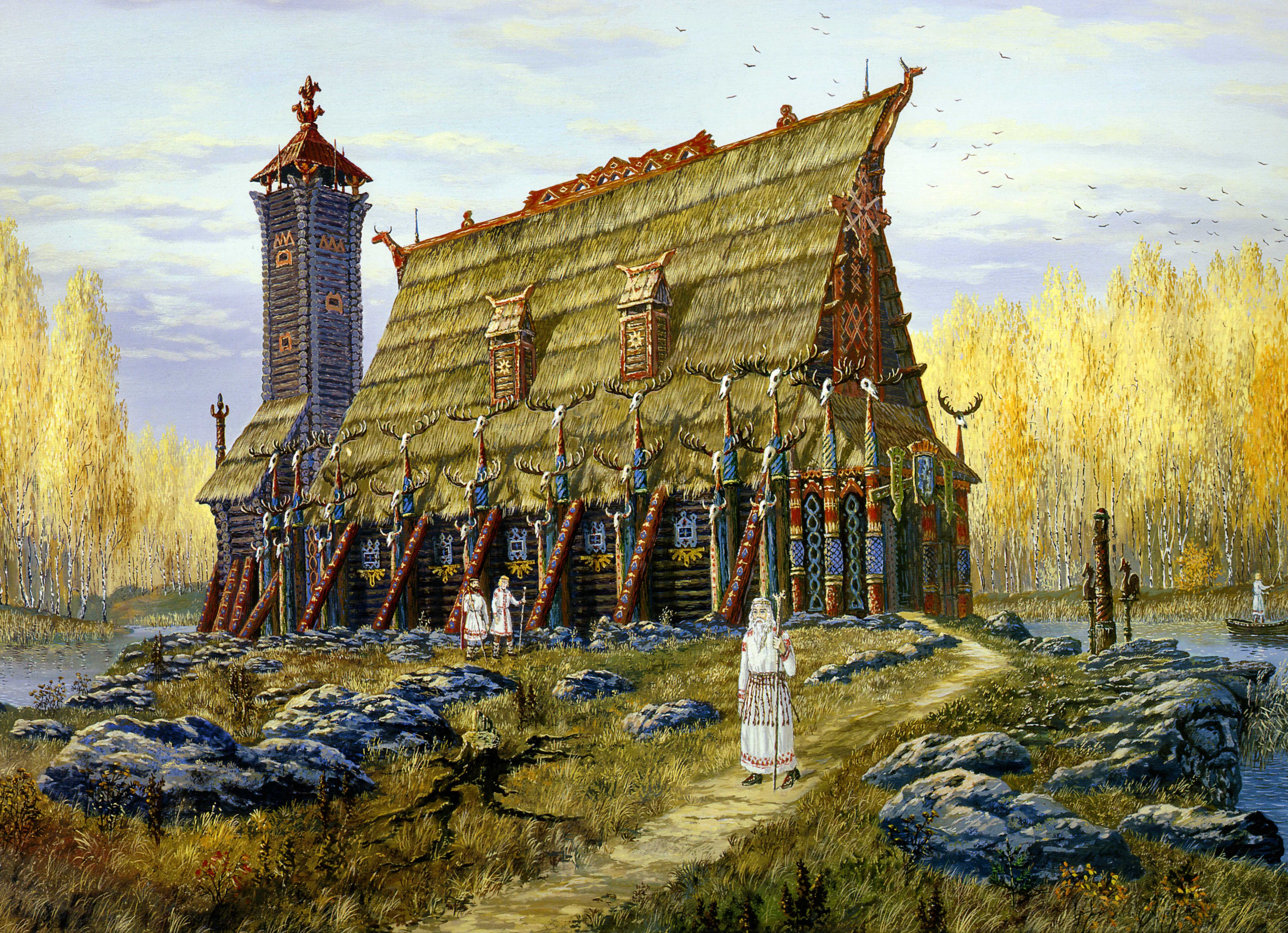 Pictorial art by Vsevolod Ivanov HD Wallpaper