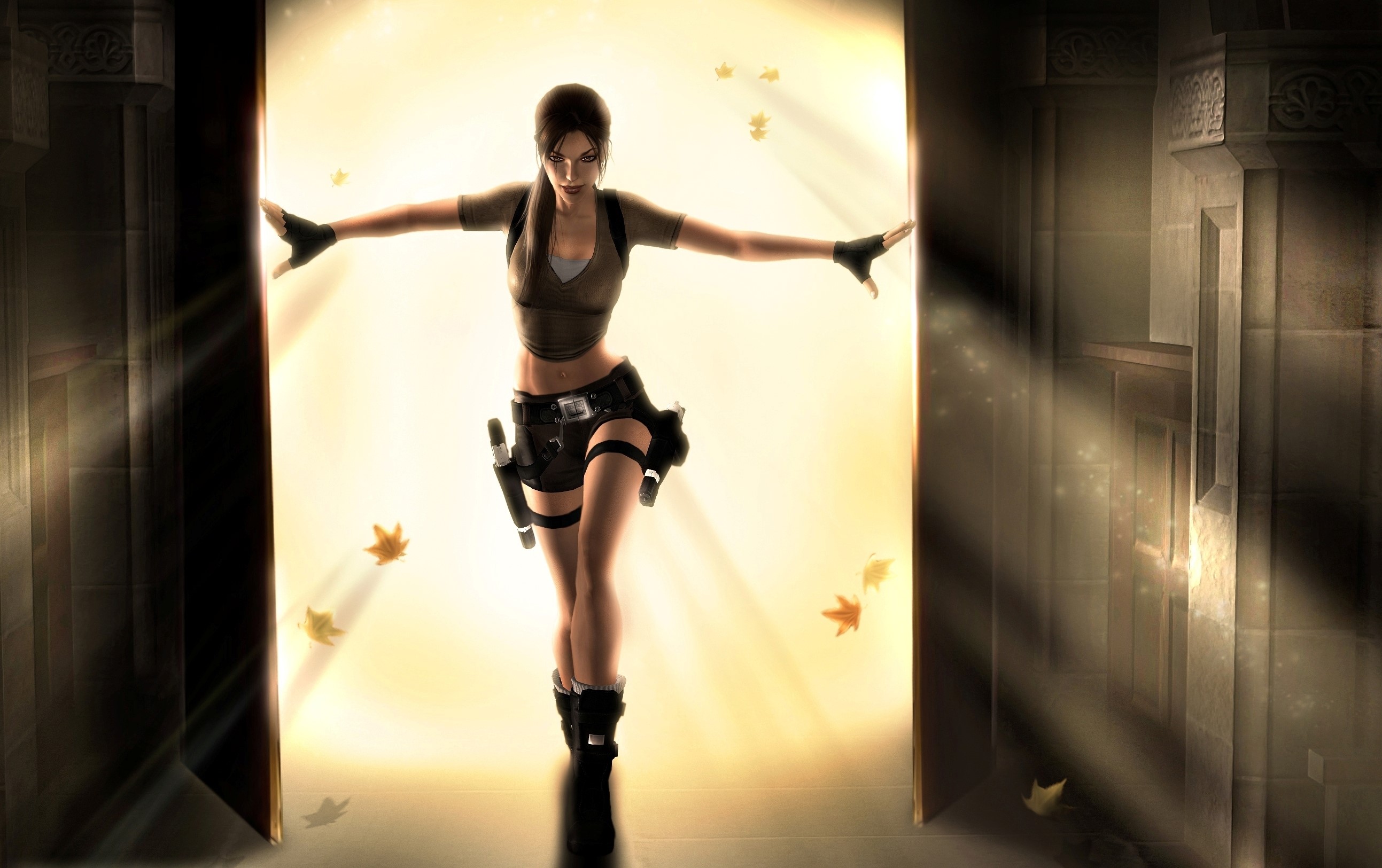 Lara Croft from Tomb Raider HD Wallpaper