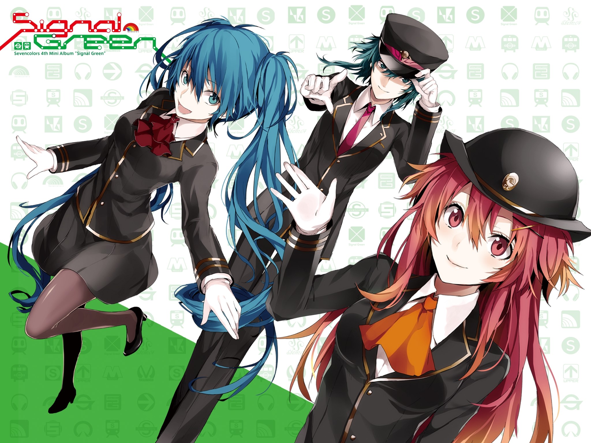 Sevencolors 4th Mini Album "Signal Green" HD Wallpaper