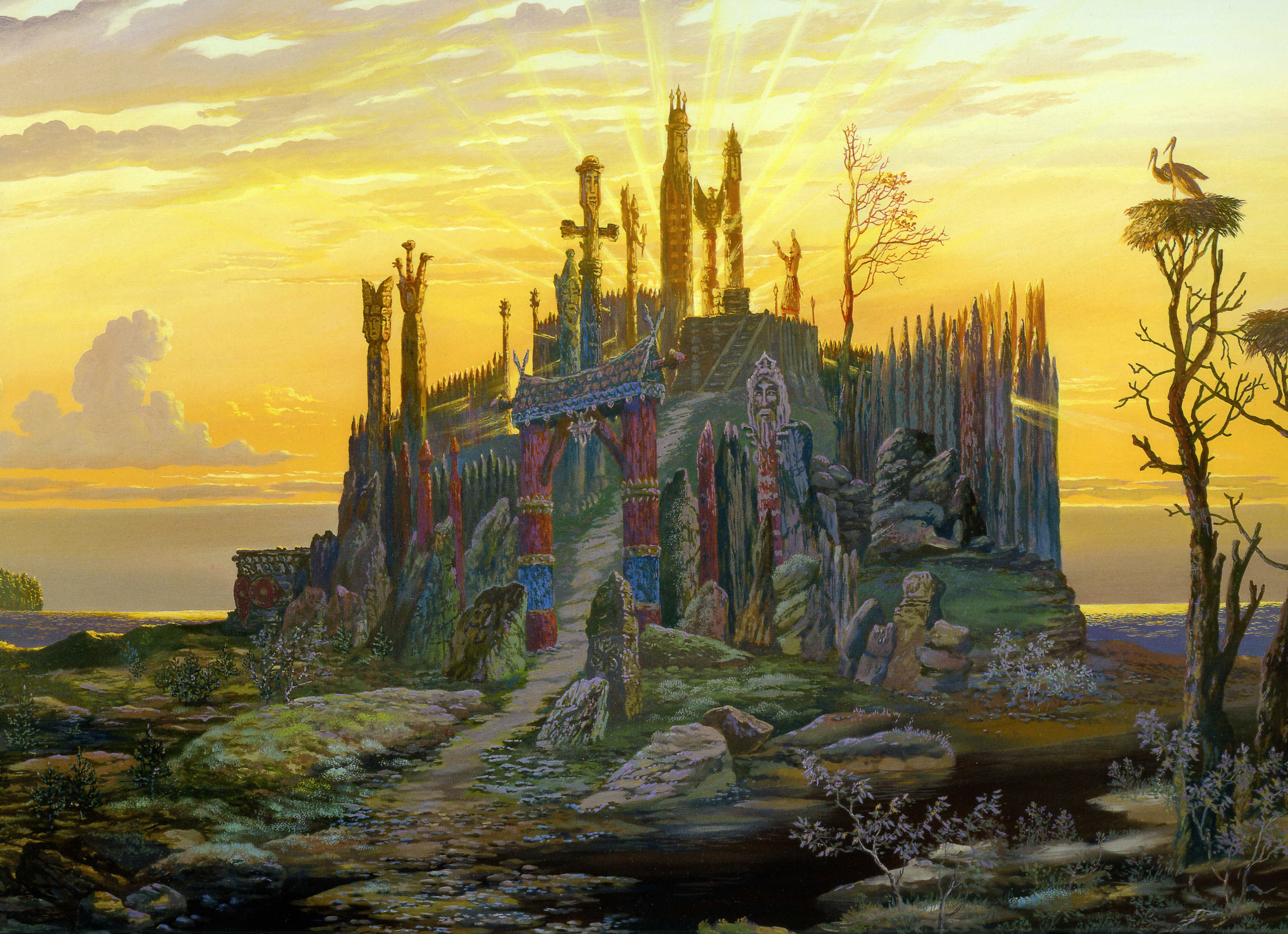 Pictorial art by Vsevolod Ivanov HD Wallpaper