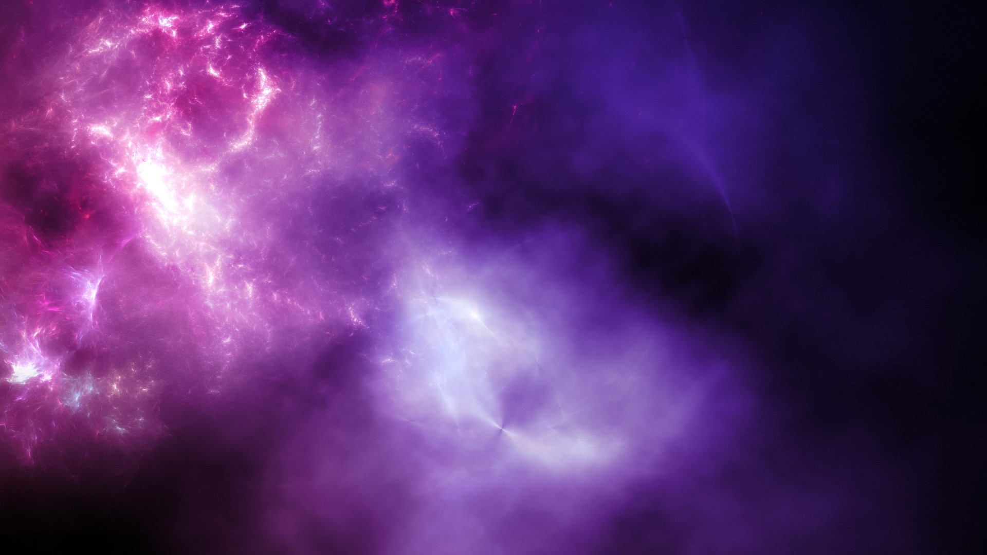 Purple and pink nebulae in deep space HD Wallpaper