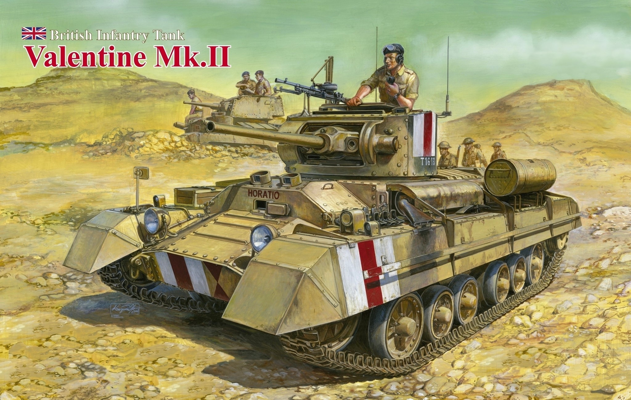 British Infantry Tank Valentine Mk.II HD Wallpaper