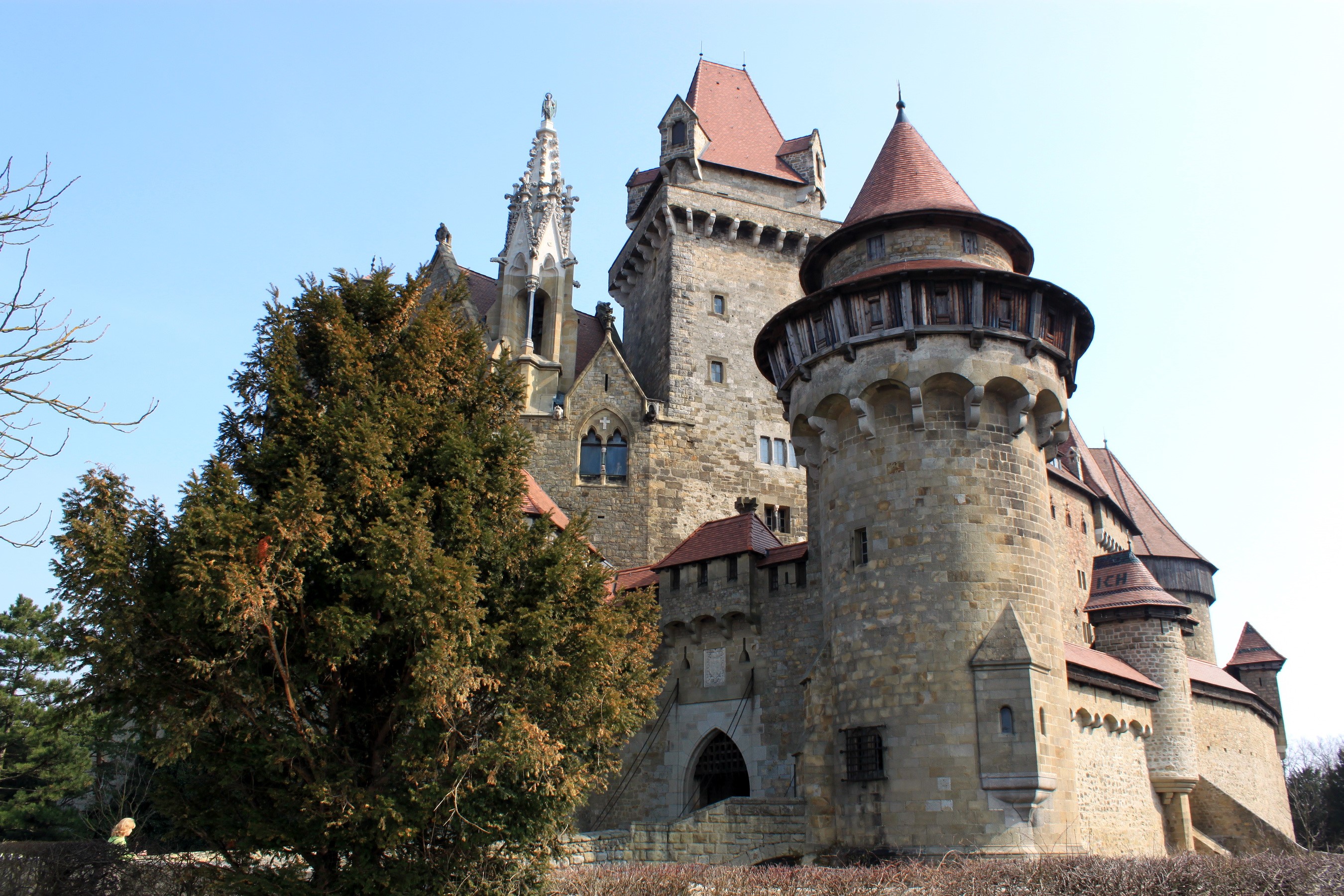 Burg Kreuzenstein Castle in Austria HD Wallpaper