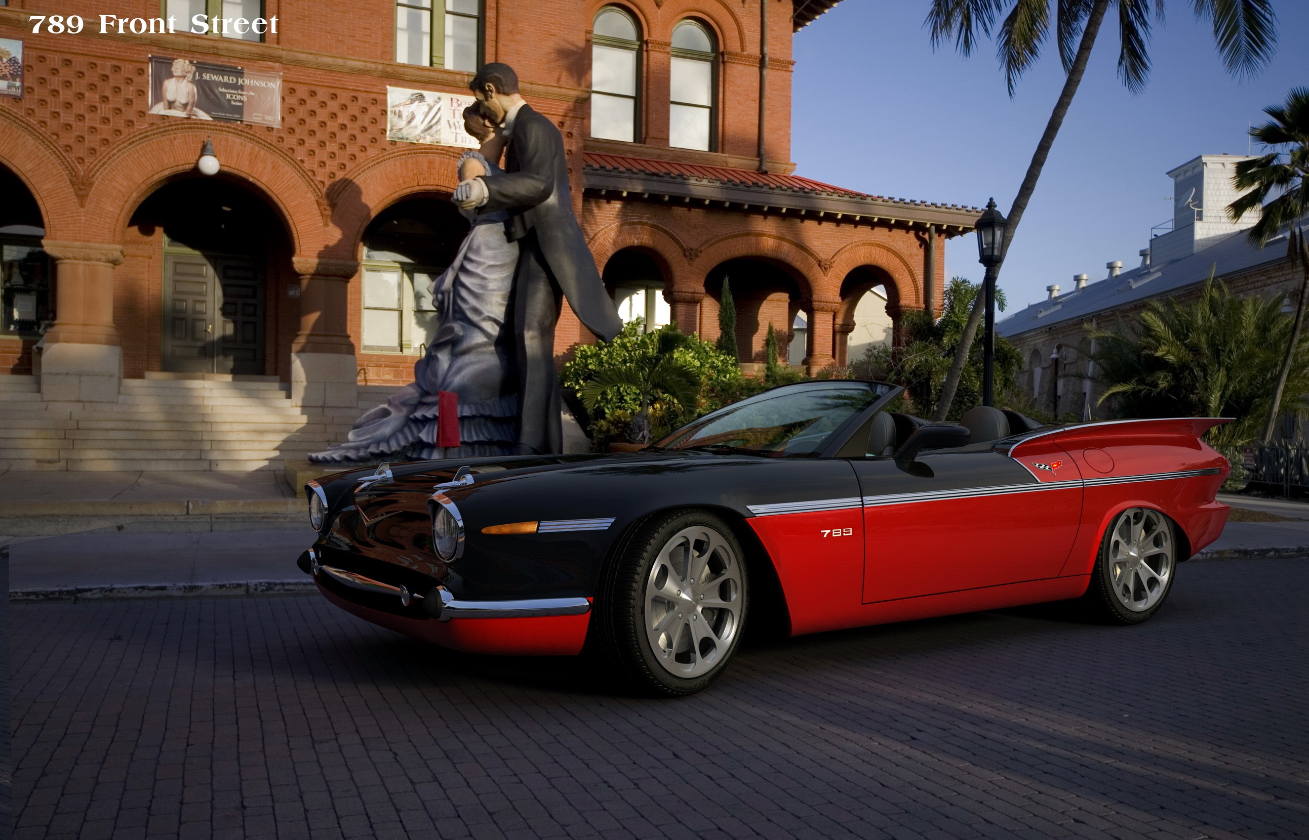 789 Front Street Chevrolet Convertible HD Wallpaper