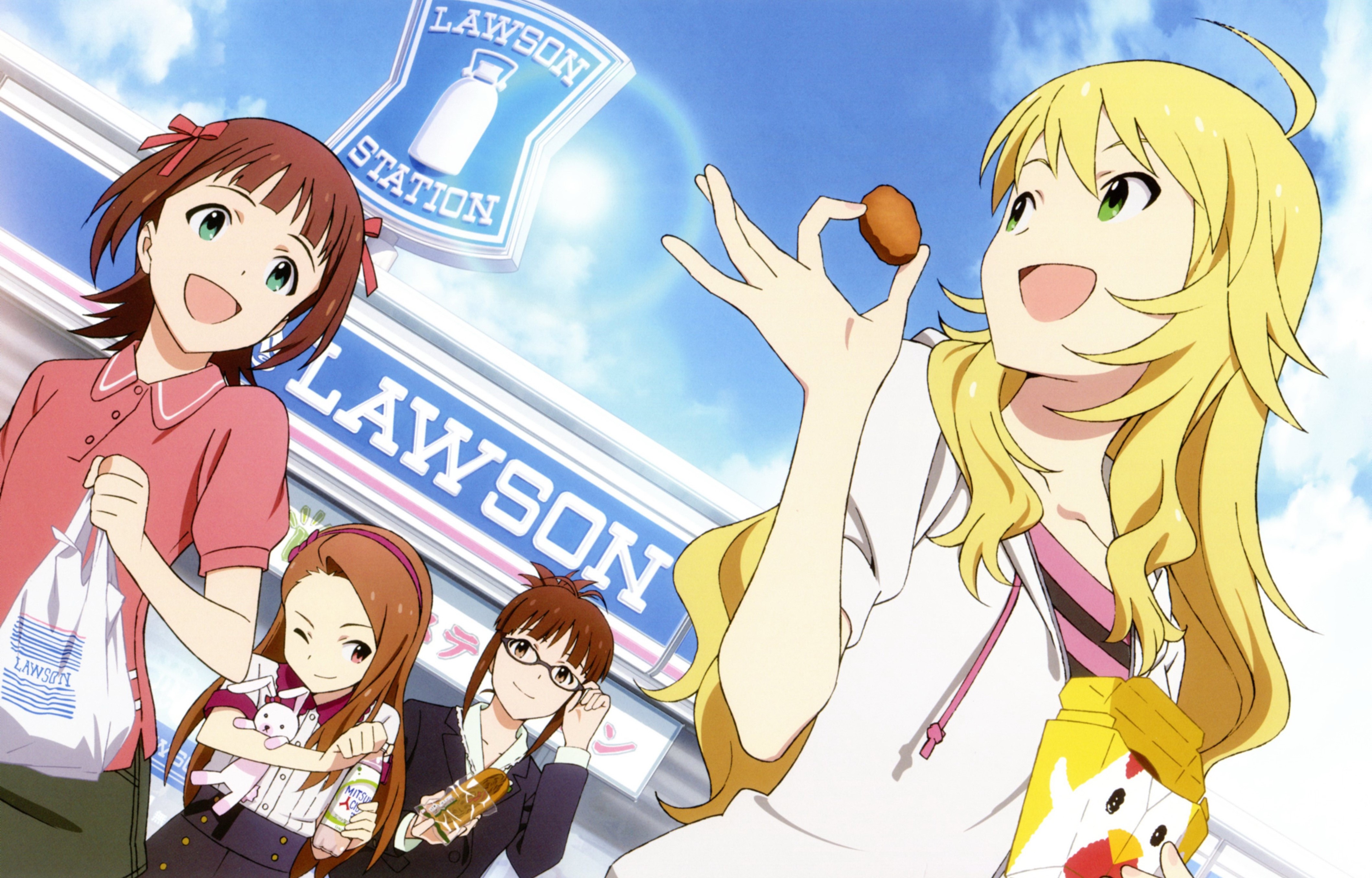 4K Idolmaster Xenoglossia Lawson Store HD Wallpaper