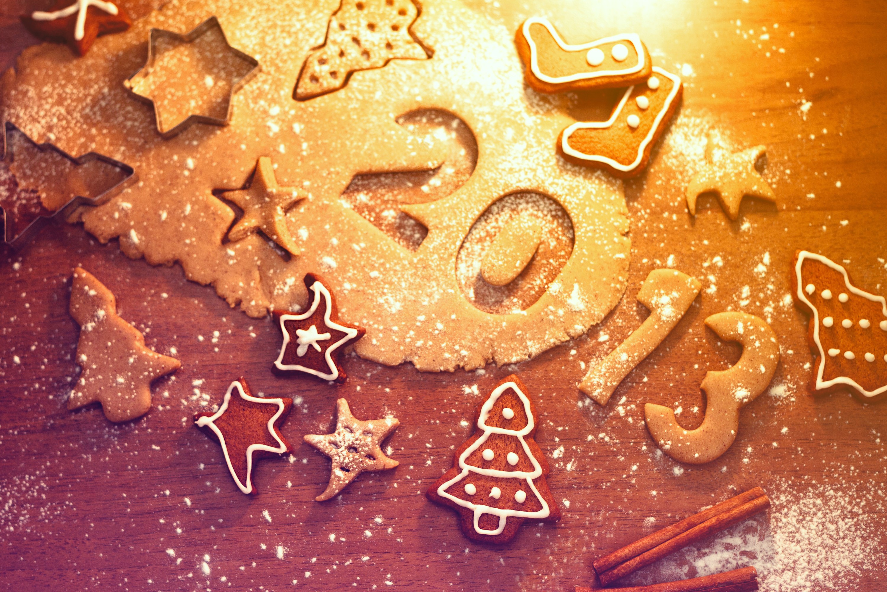 Christmas gingerbread cookies 2013 HD Wallpaper