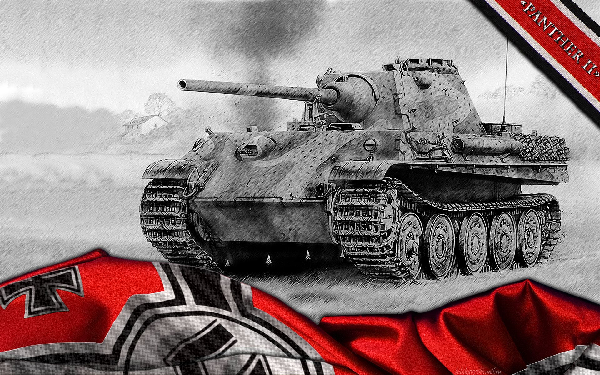 Panther II Tank in World of Tanks HD Wallpaper