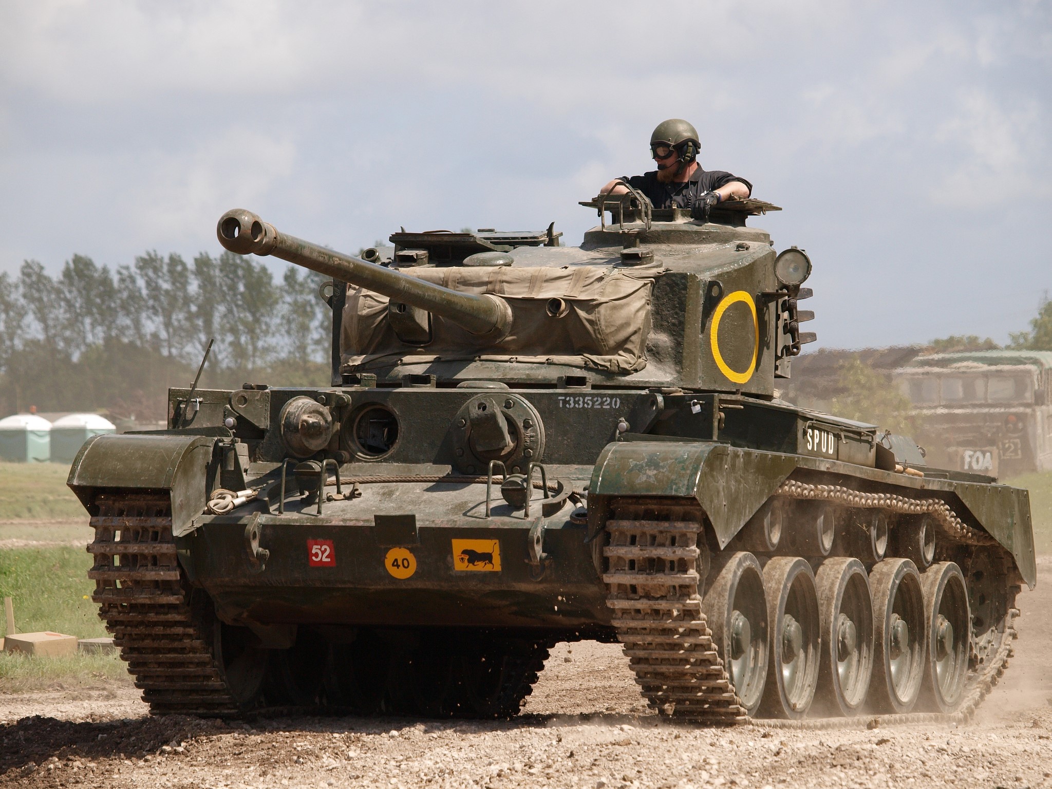 British FV4202 Centurion Tank HD Wallpaper