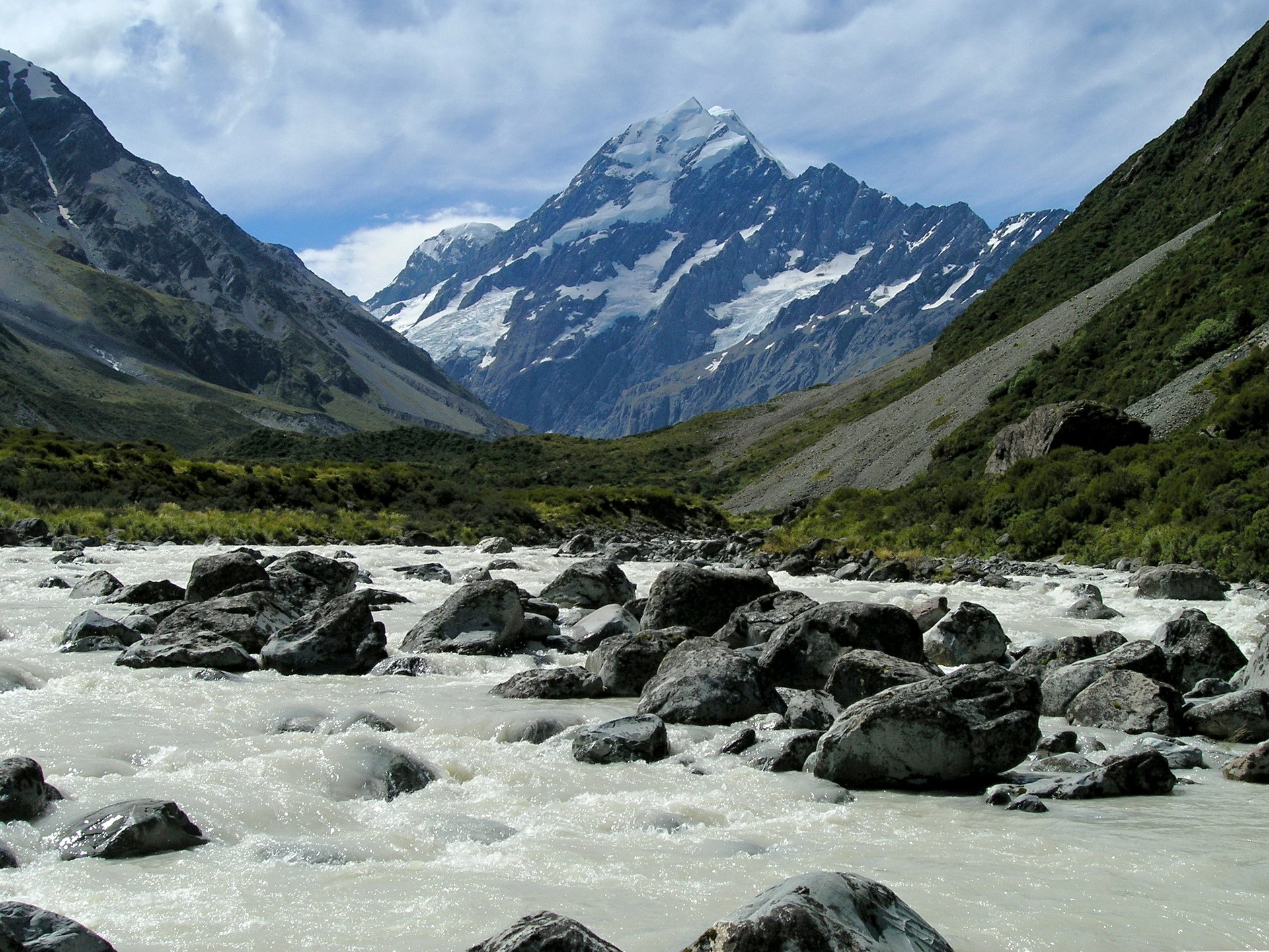Aoraki / Mount Cook, New Zealand HD Wallpaper