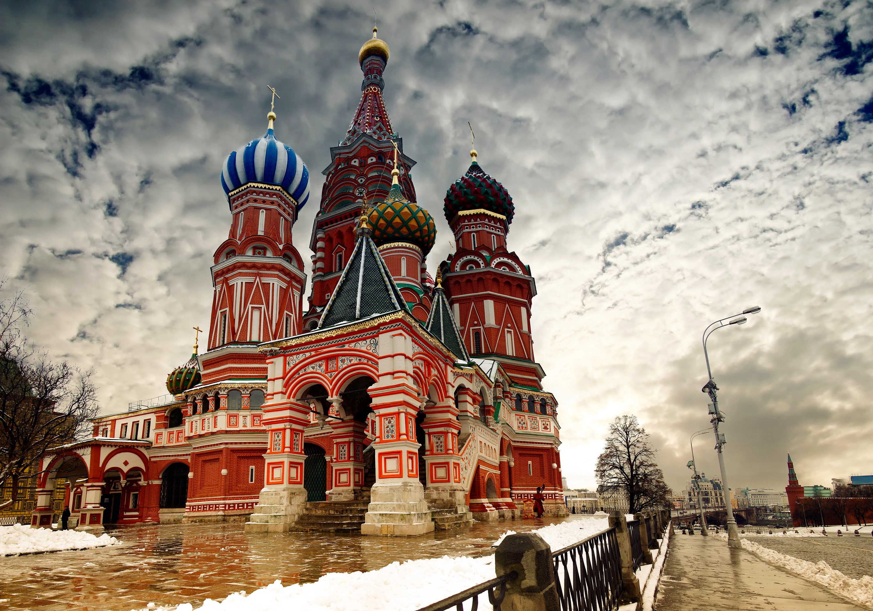 Saint Basil's Cathedral in Moscow HD Wallpaper