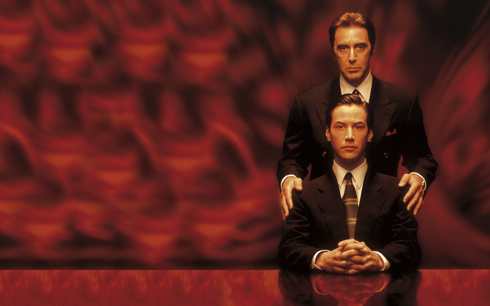 The Devil's Advocate Al Pacino Keanu Reeves HD Wallpaper