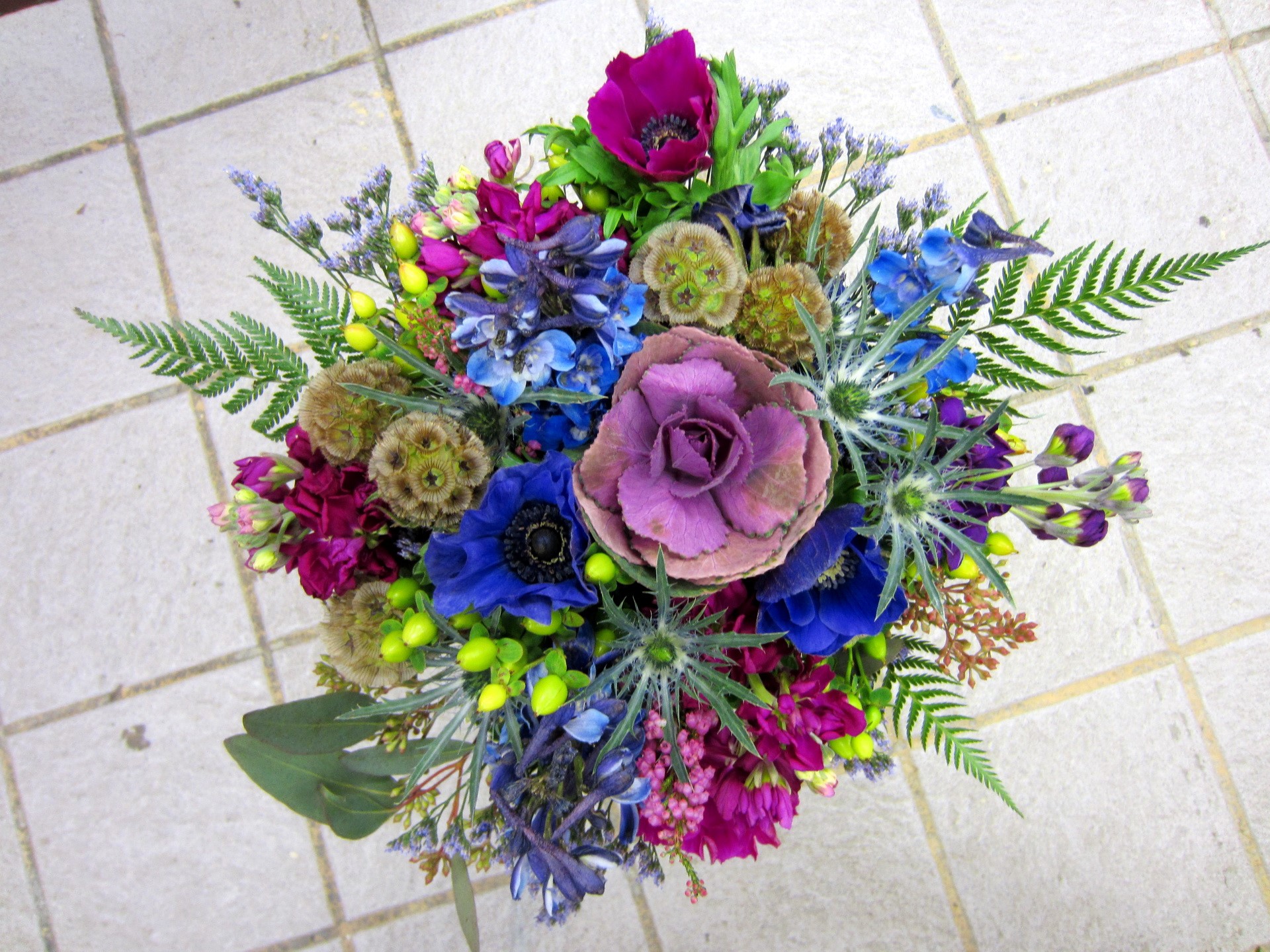 A colorful bouquet of flowers HD Wallpaper