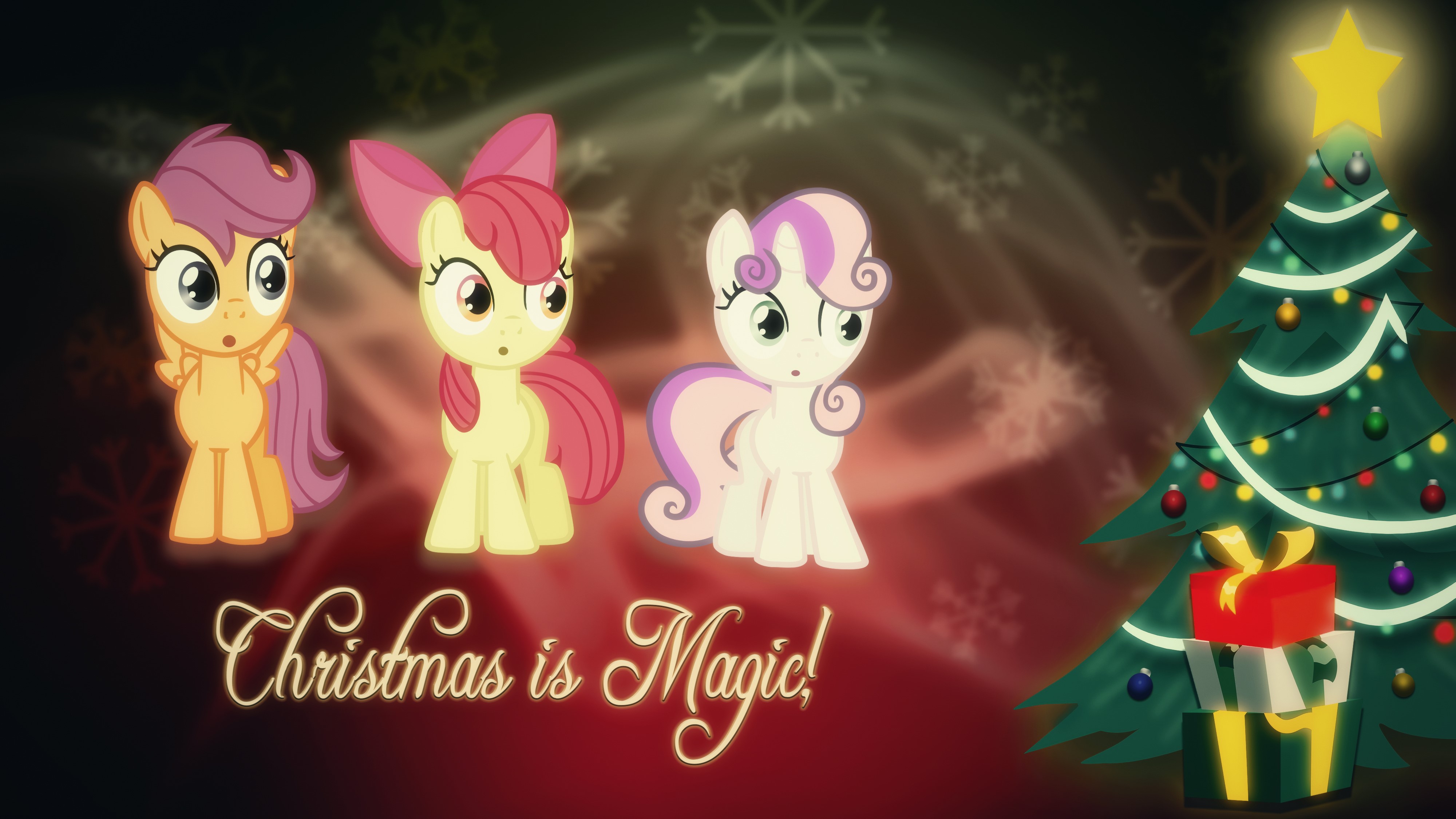My Little Pony: Christmas is Magic HD Wallpaper