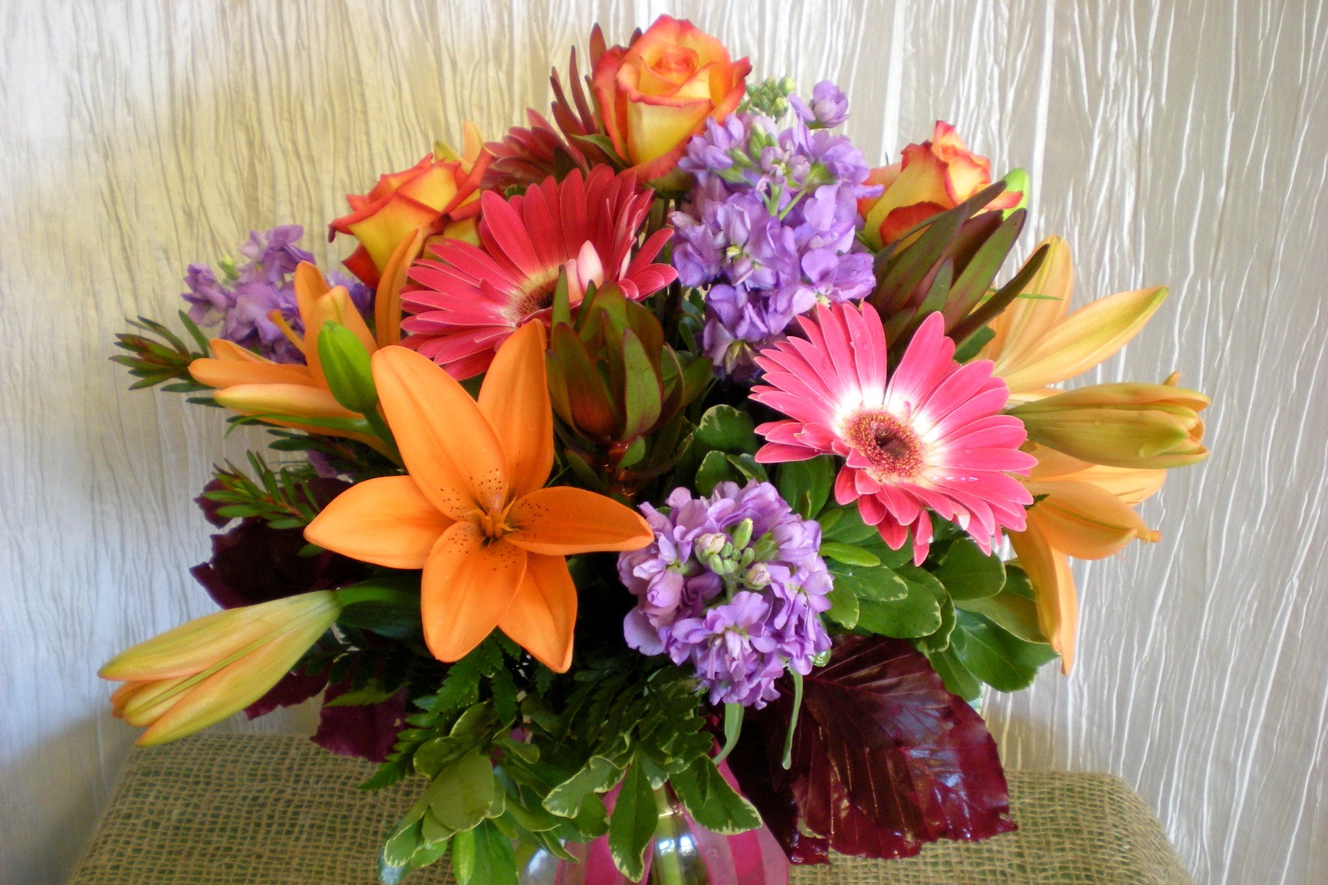 Colorful Flower Bouquet HD Wallpaper