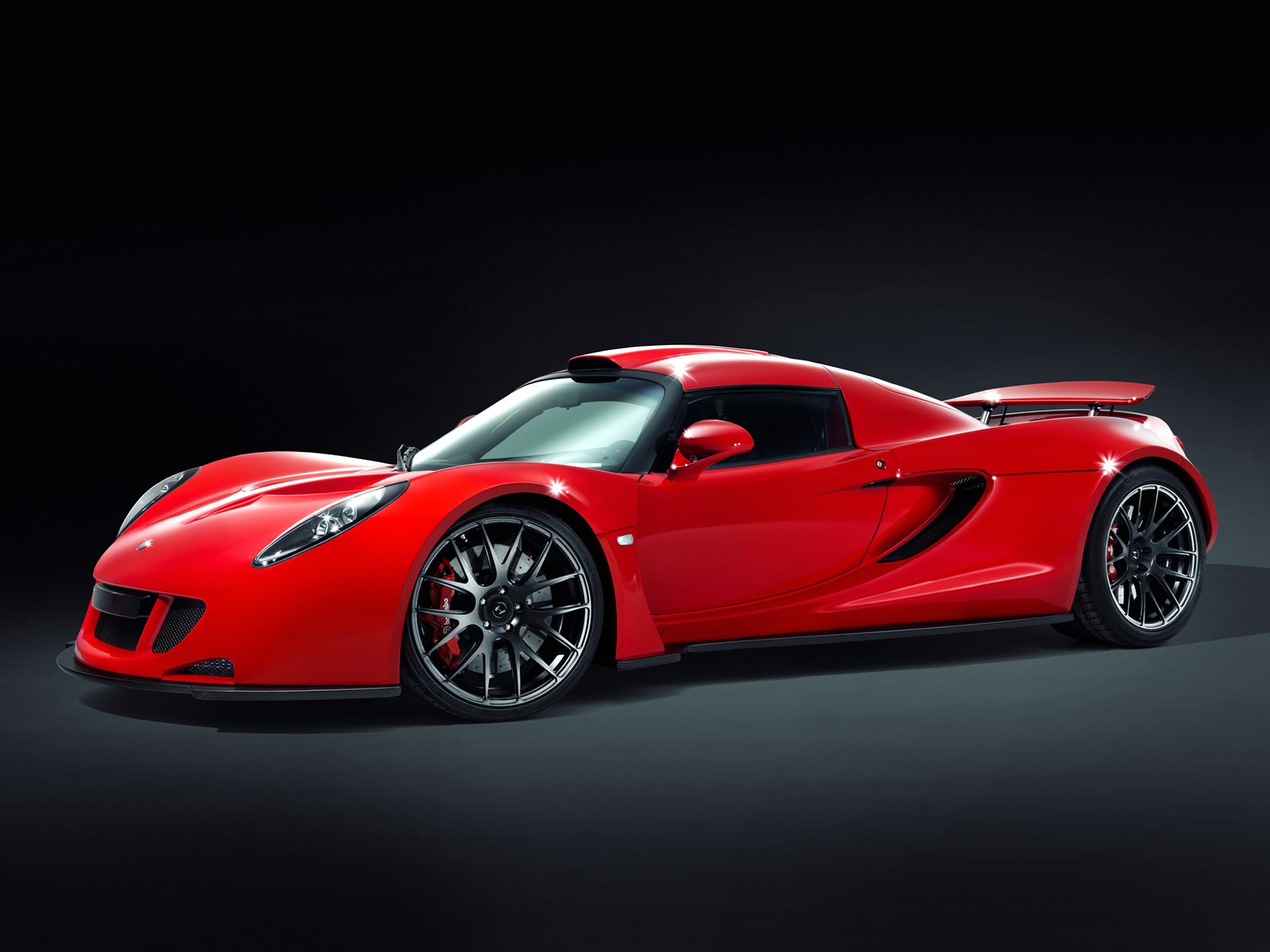 Red Hennessey Venom GT HD Wallpaper