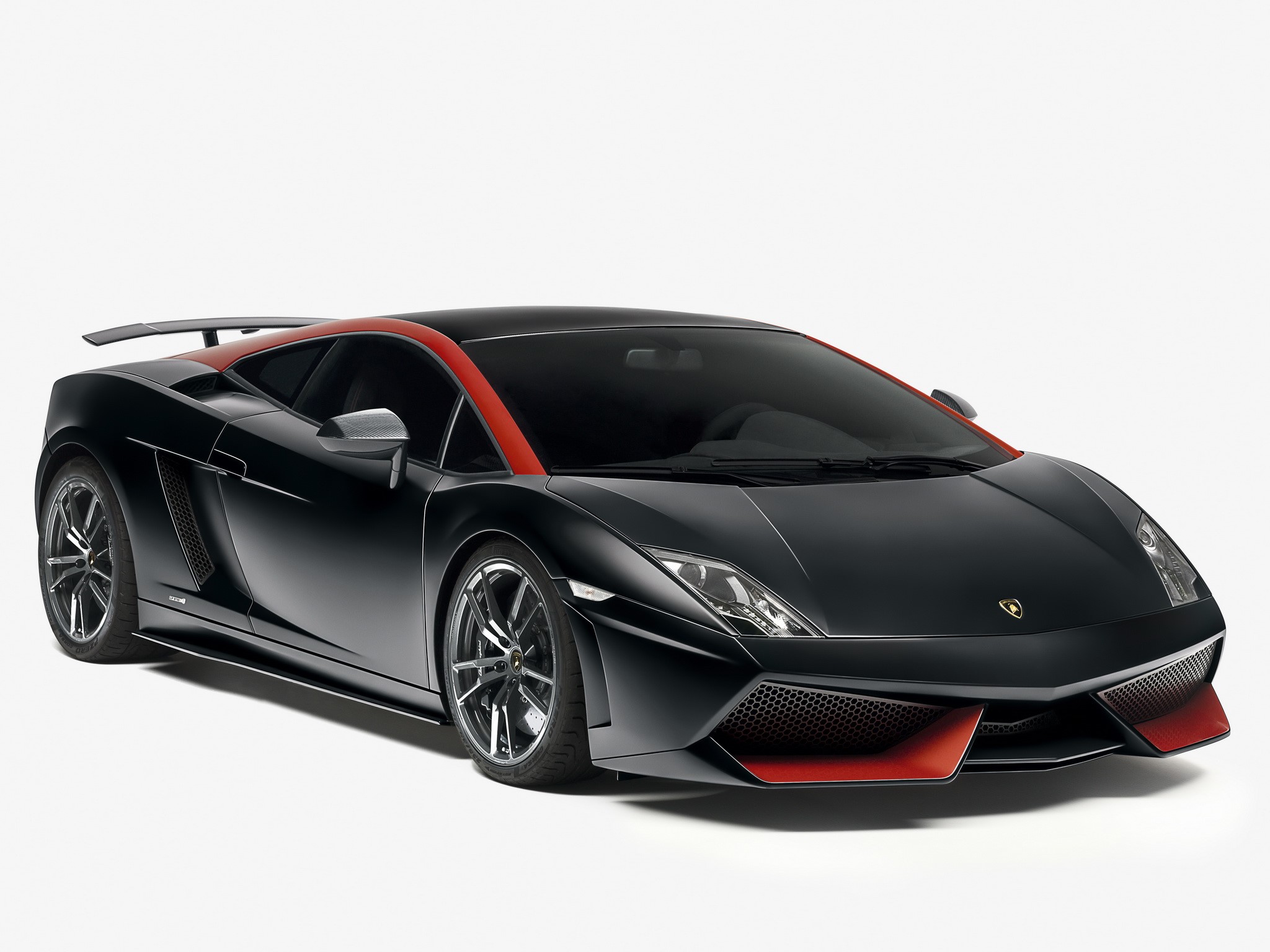 Black Lamborghini Gallardo LP570-4 Edizione Tecnica HD Wallpaper