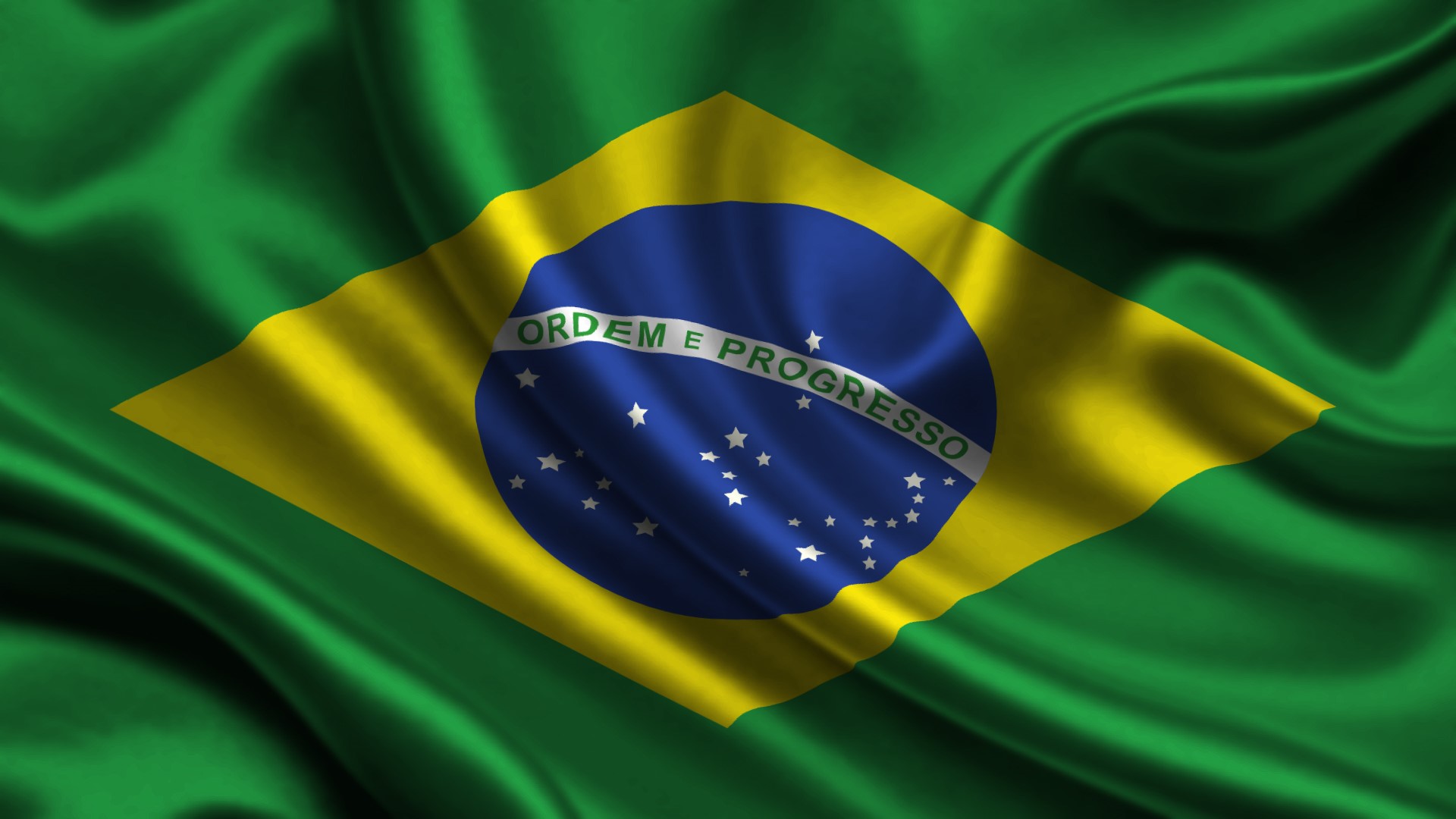 Flag of Brazil HD Wallpaper