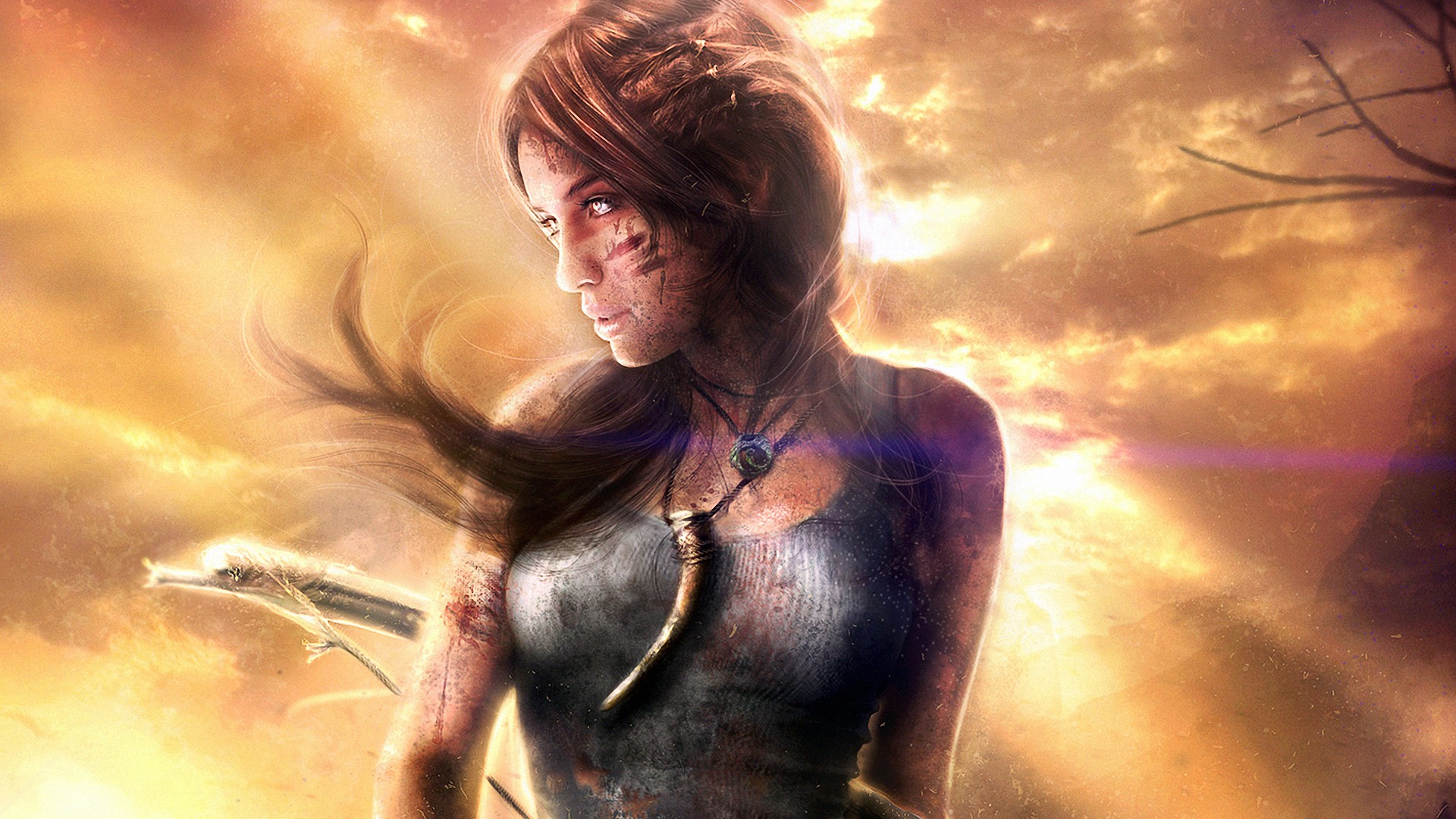 Lara Croft from Tomb Raider HD Wallpaper