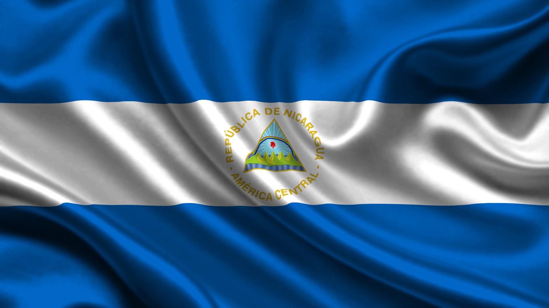 Flag of Nicaragua HD Wallpaper