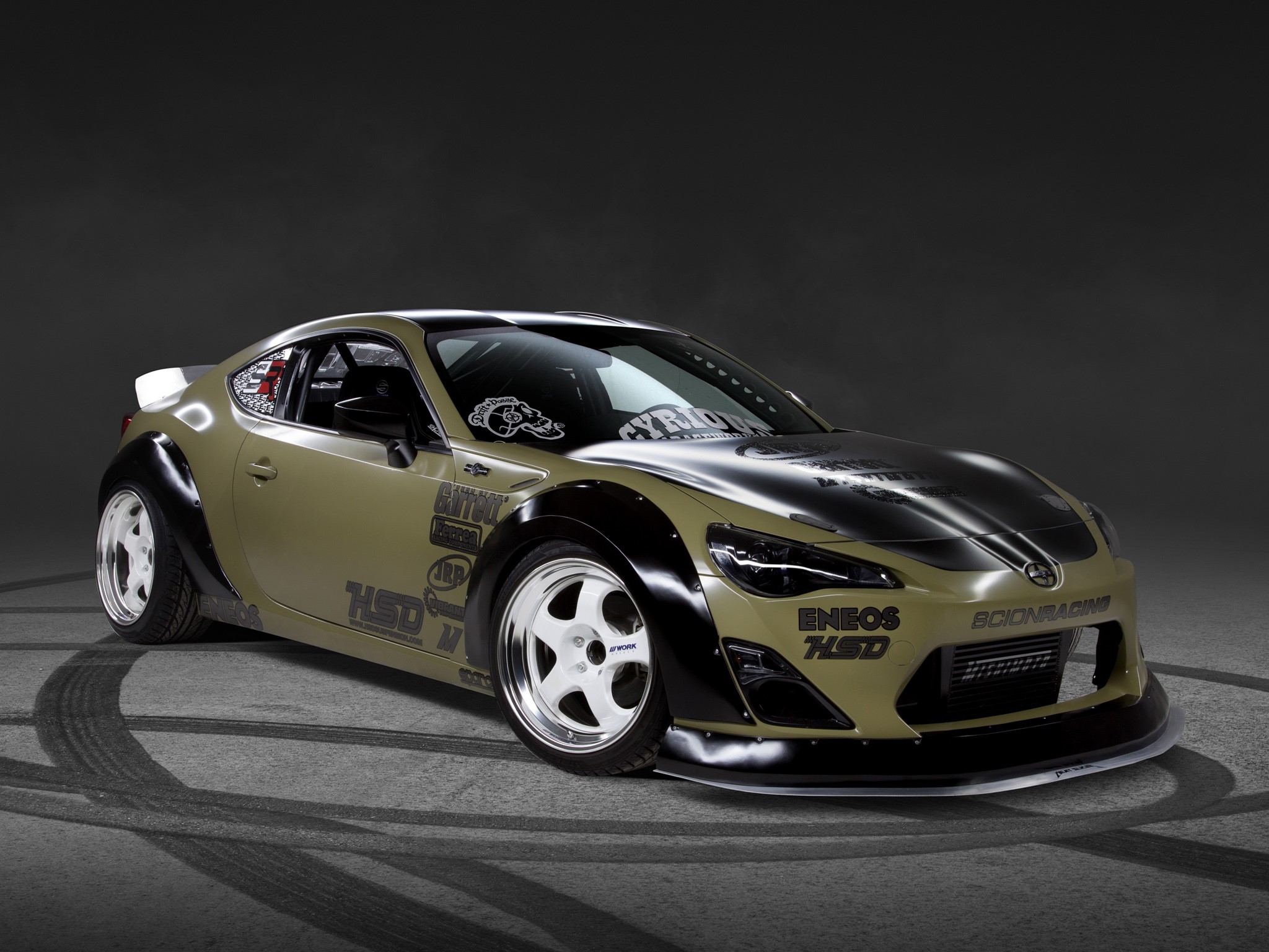 Cyrious Garageworks Scion FR-S with custom body kit HD Wallpaper