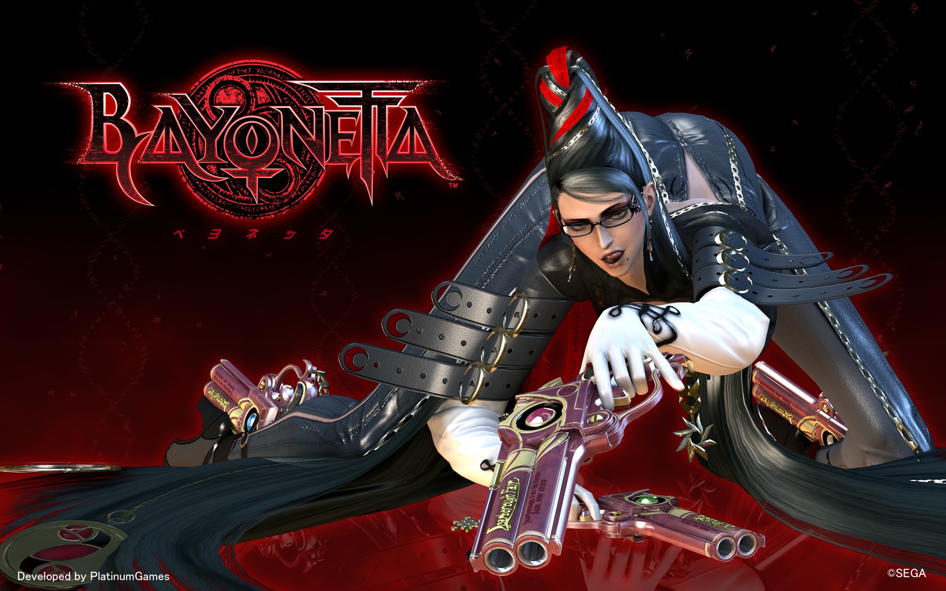 Bayonetta from Bayonetta with Pistols HD Wallpaper