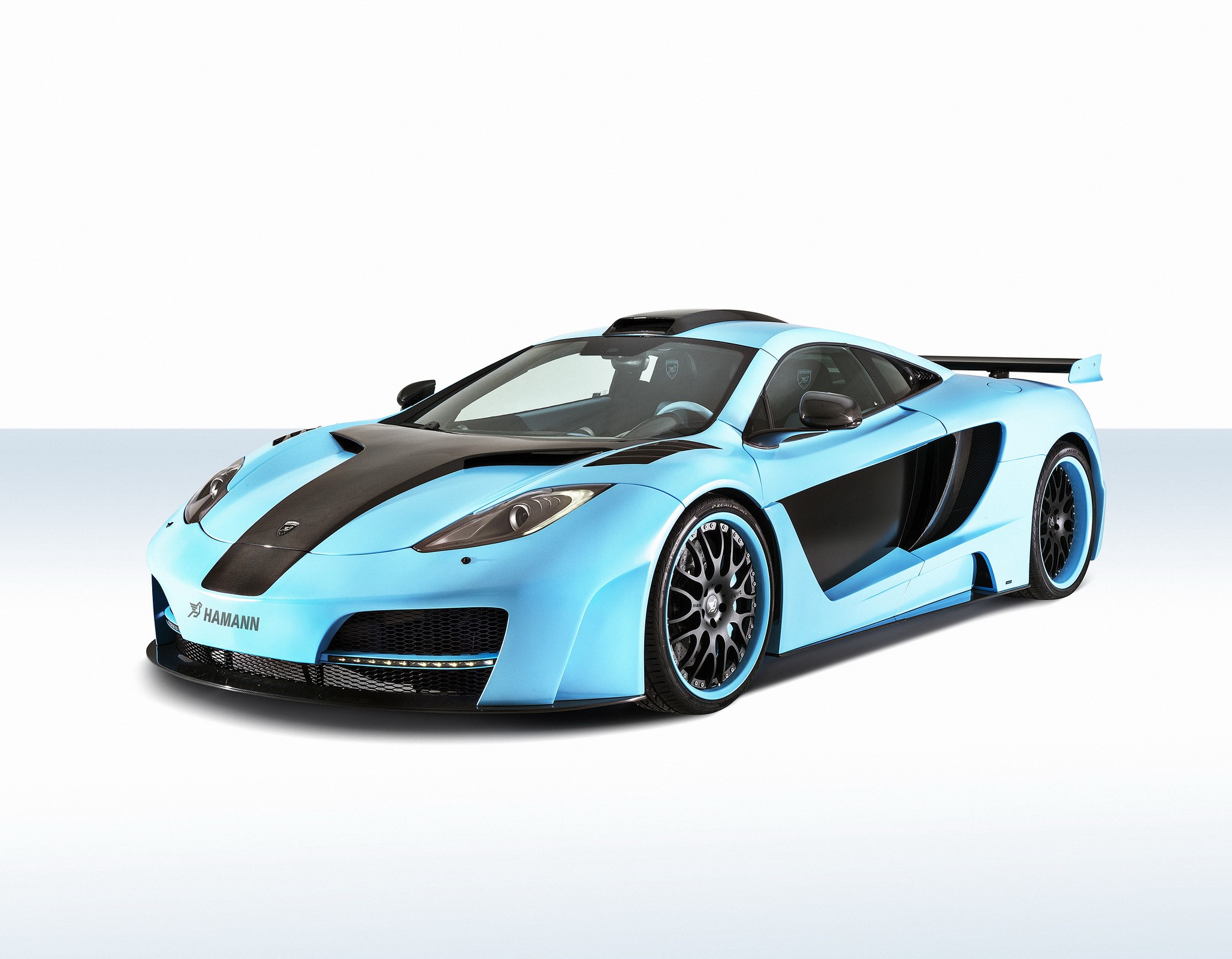 Hamann McLaren MP4-12C in Light Blue HD Wallpaper