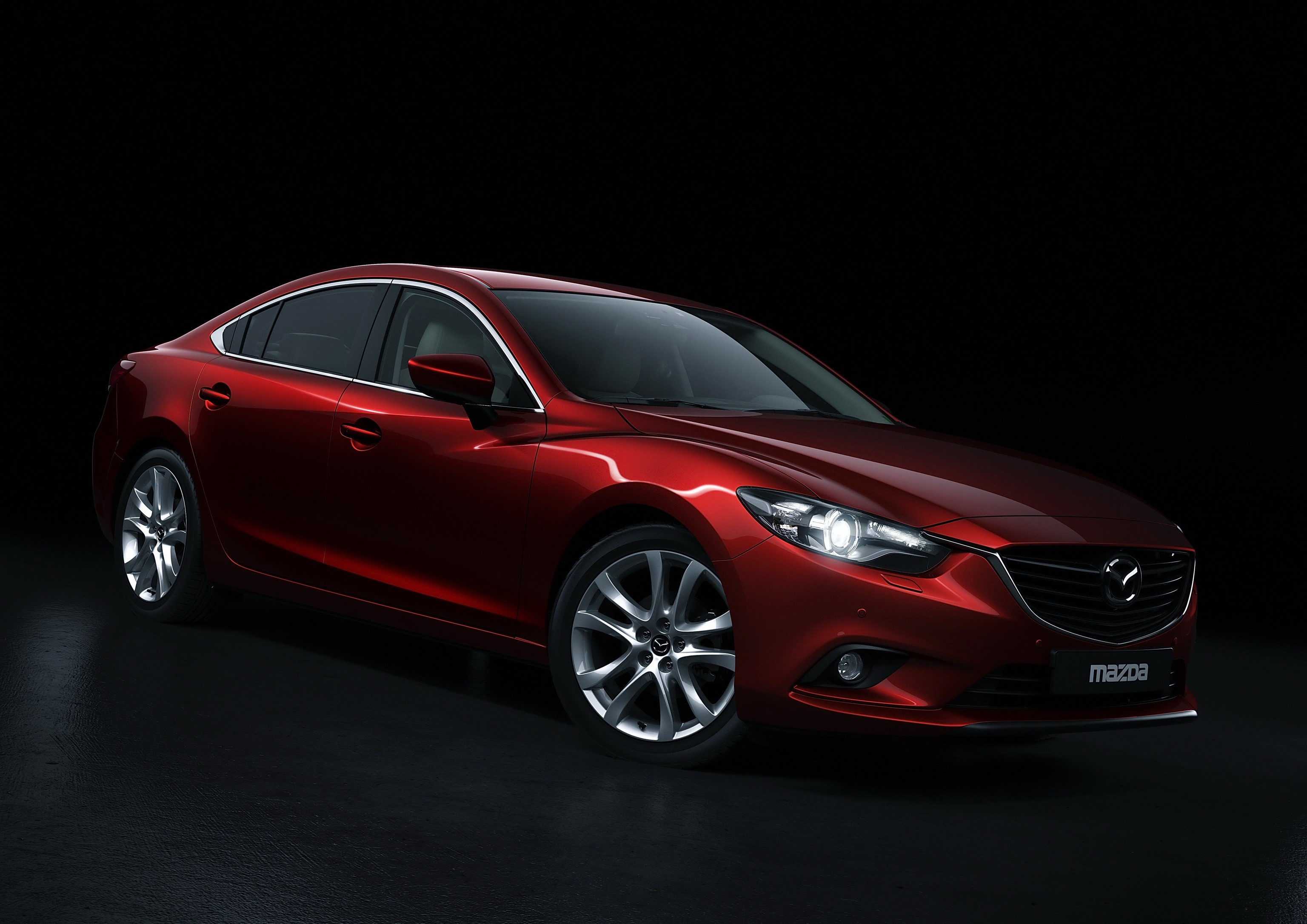 Red Mazda 6 Sedan HD Wallpaper