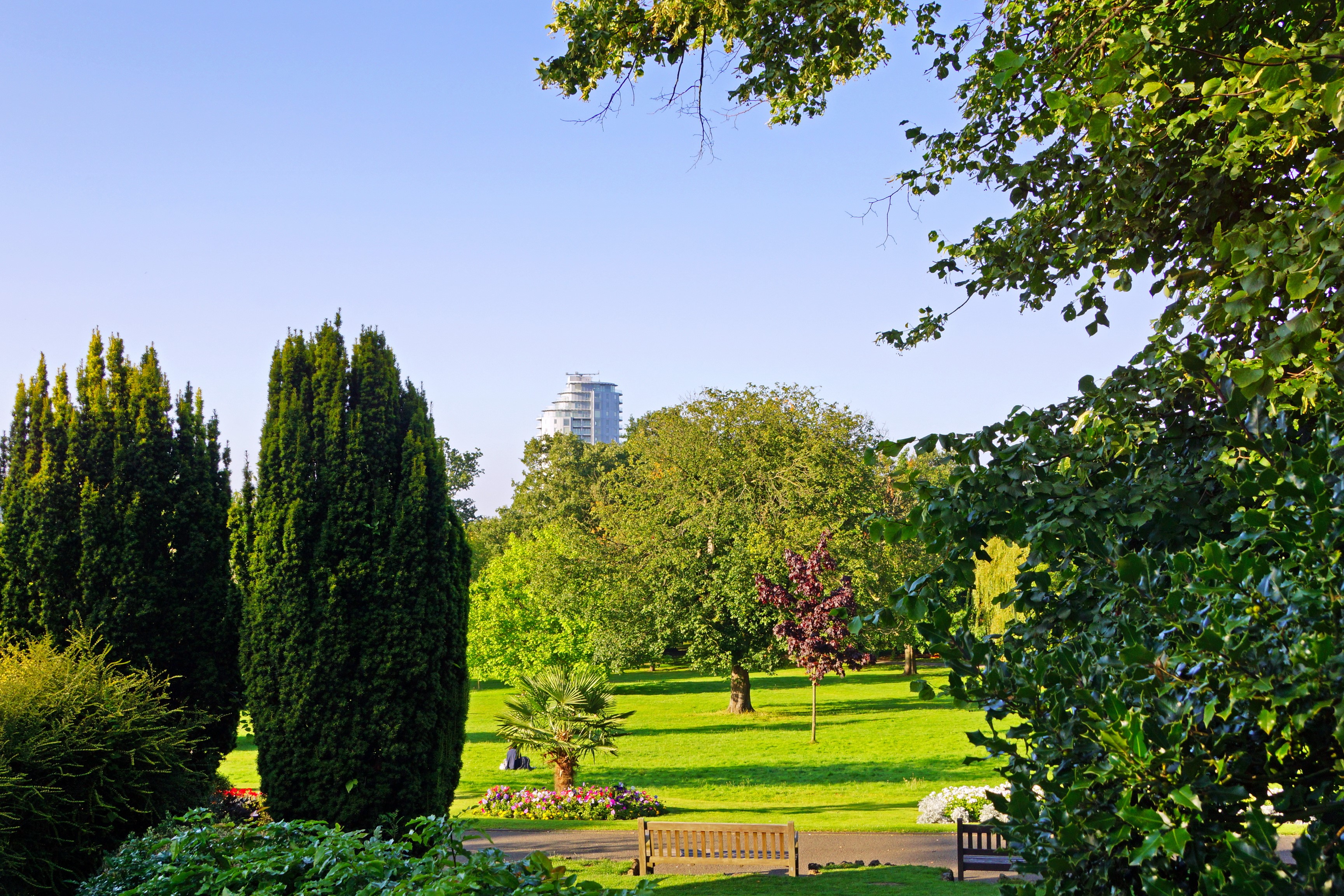 Park in Croydon, England HD Wallpaper